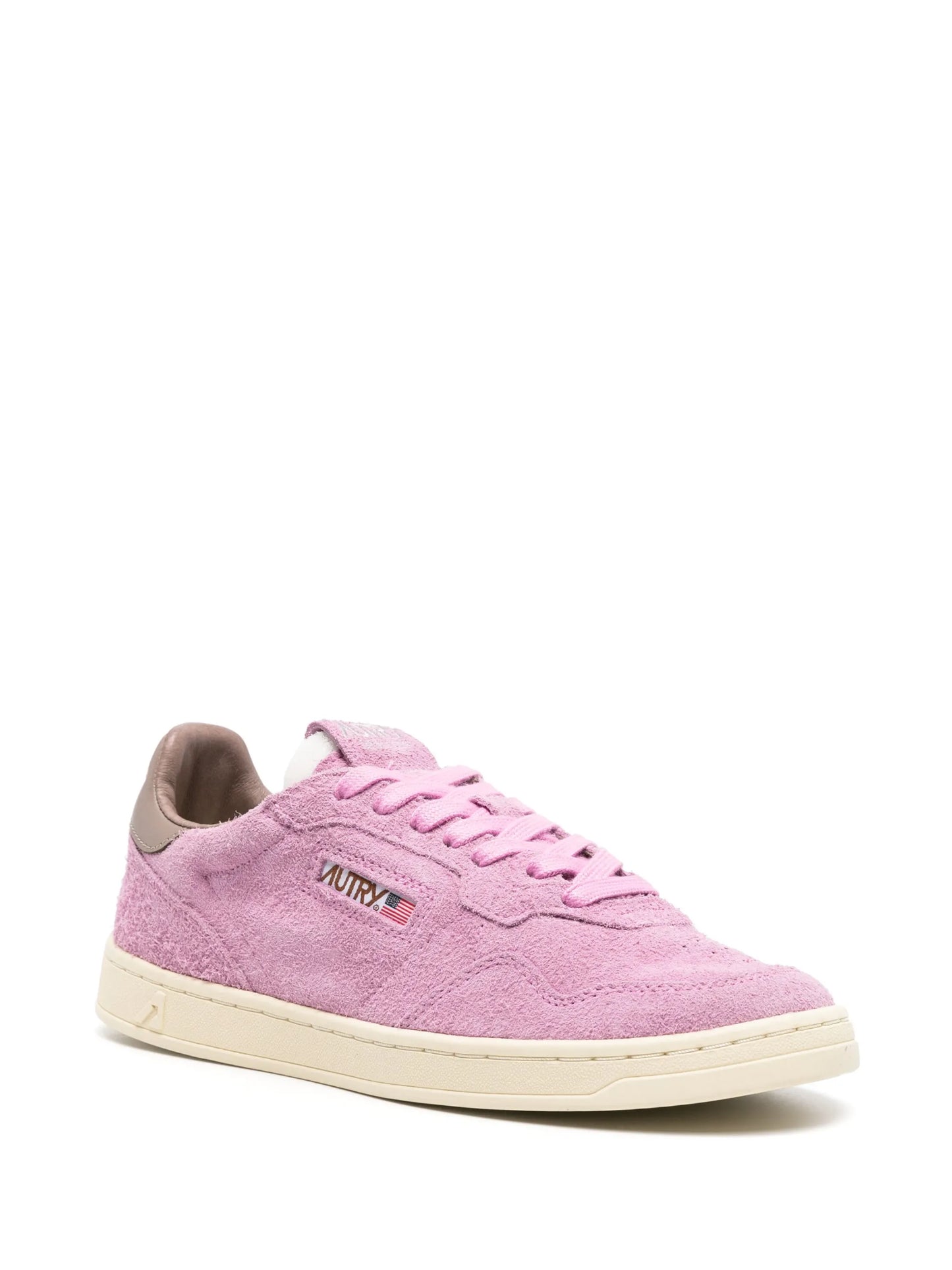 lace-up suede sneakers