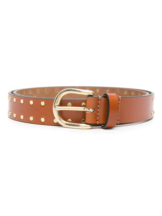 Zap stud-embellished belt