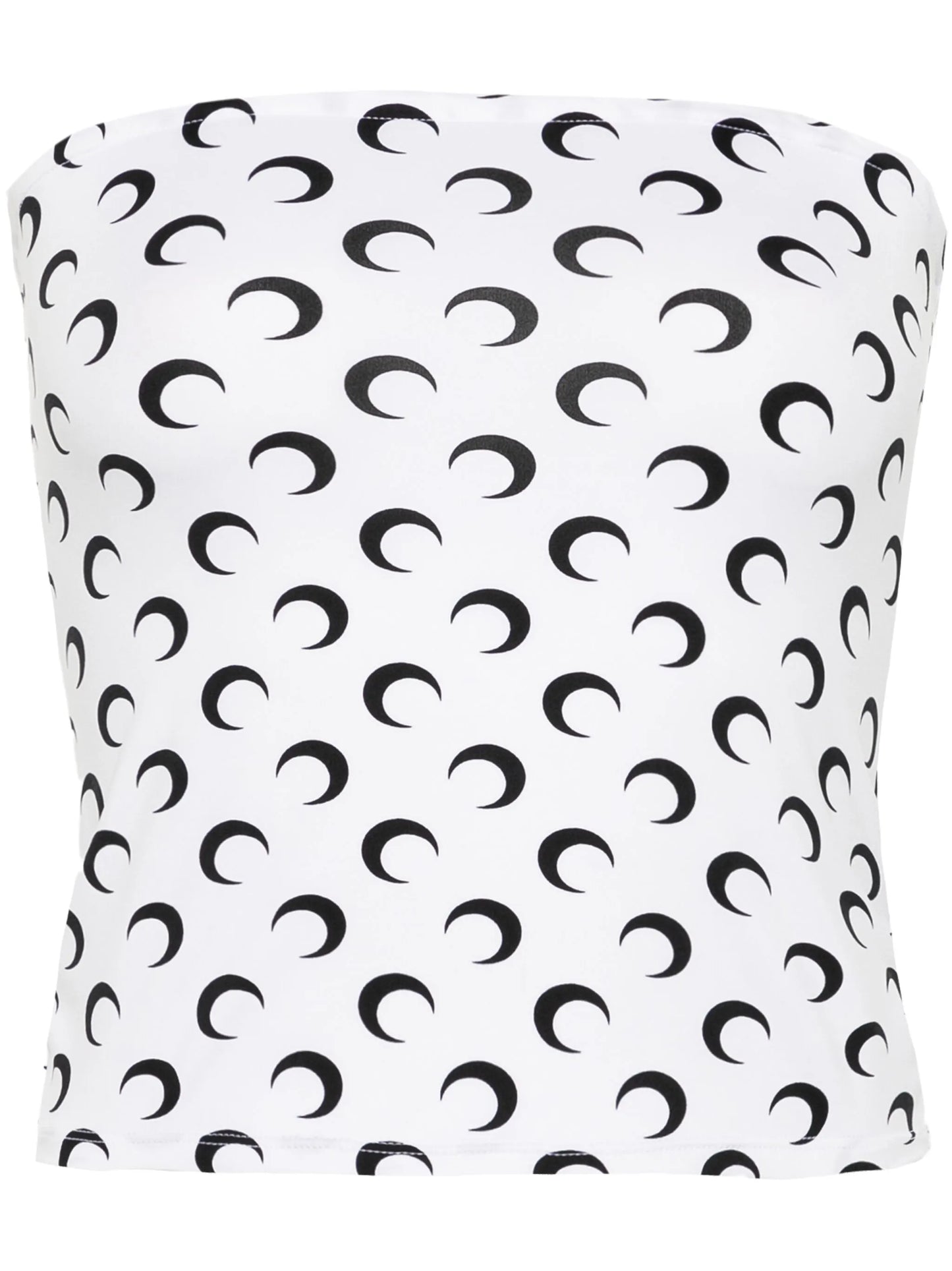 Moon-print tube top