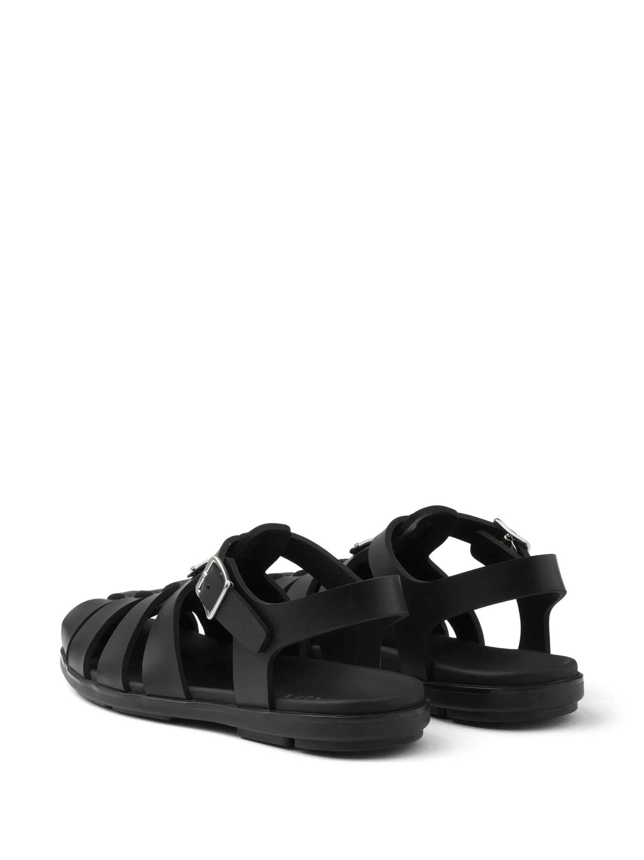 triangle-logo sandals