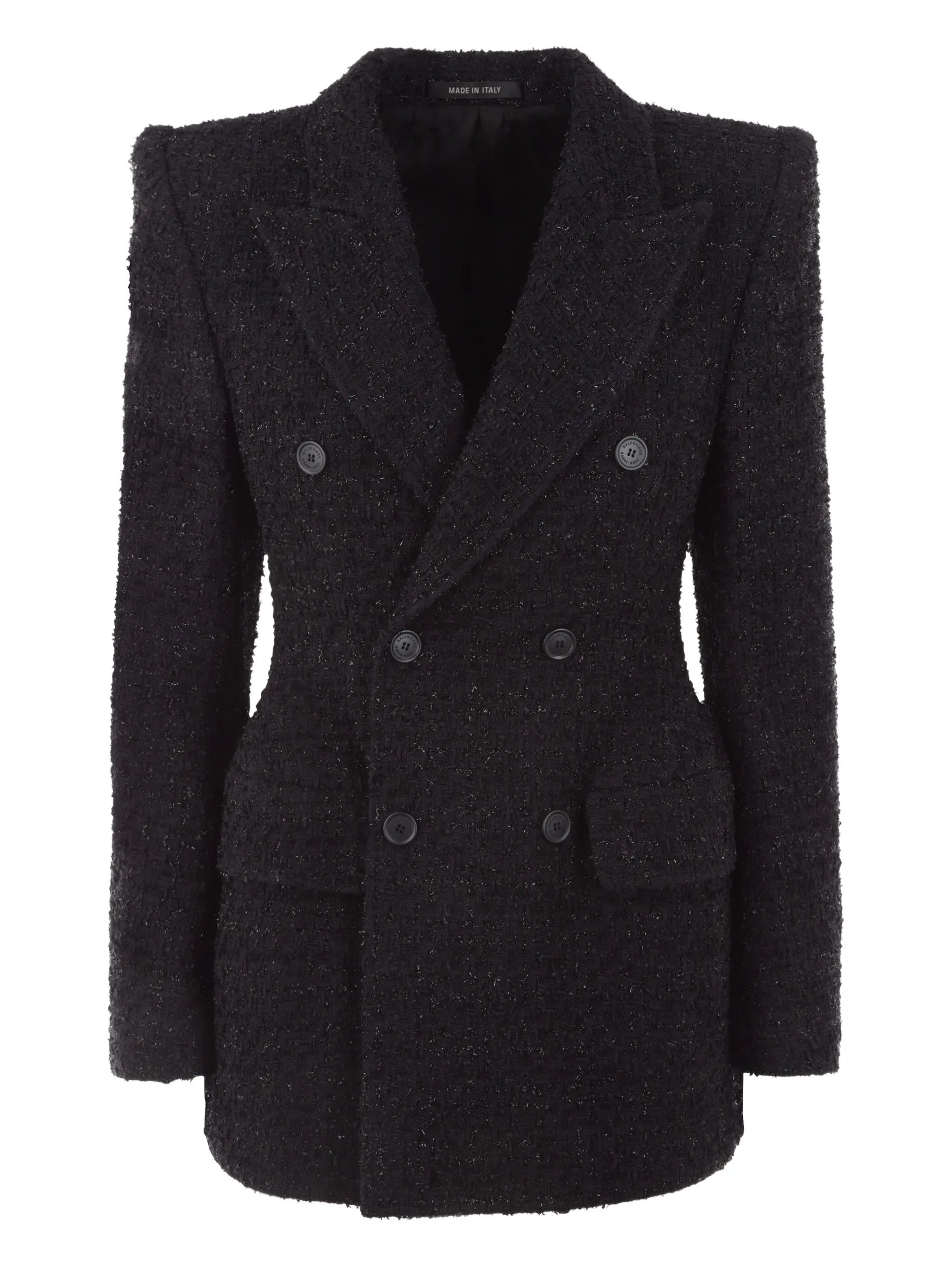 Hourglass tweed blazer