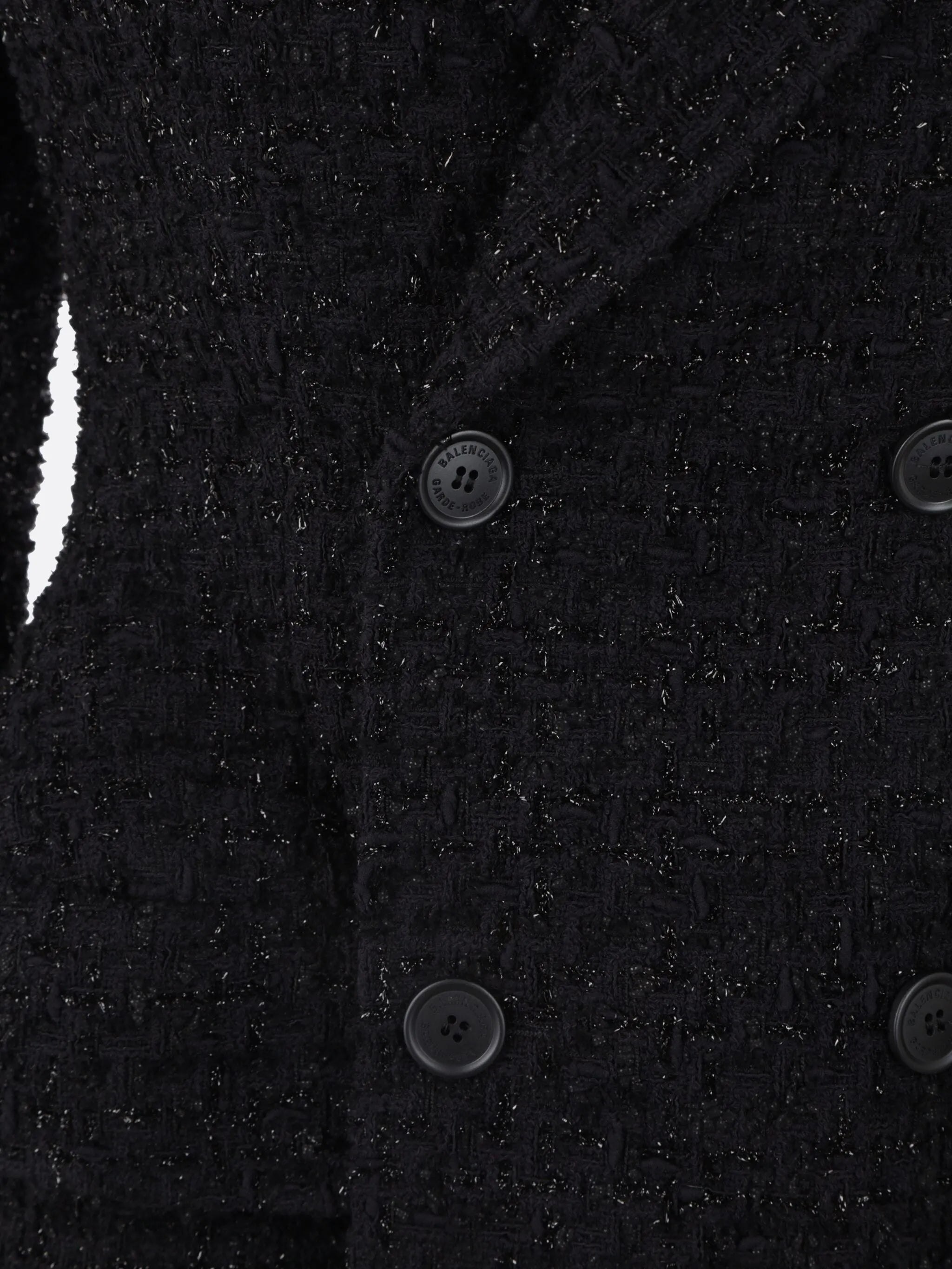 Hourglass tweed blazer