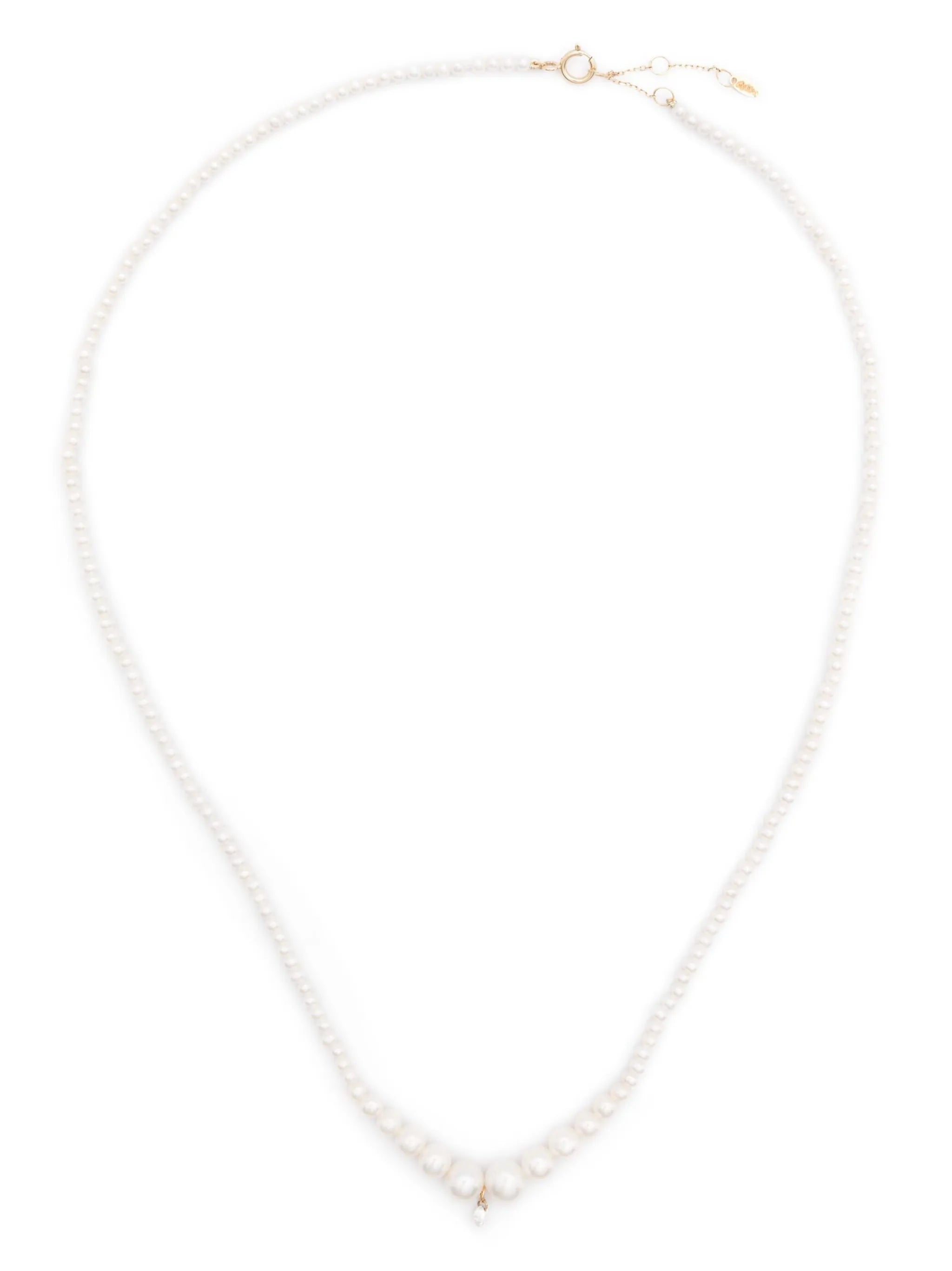 18kt yellow gold Aphrodite Gradient pearl necklace