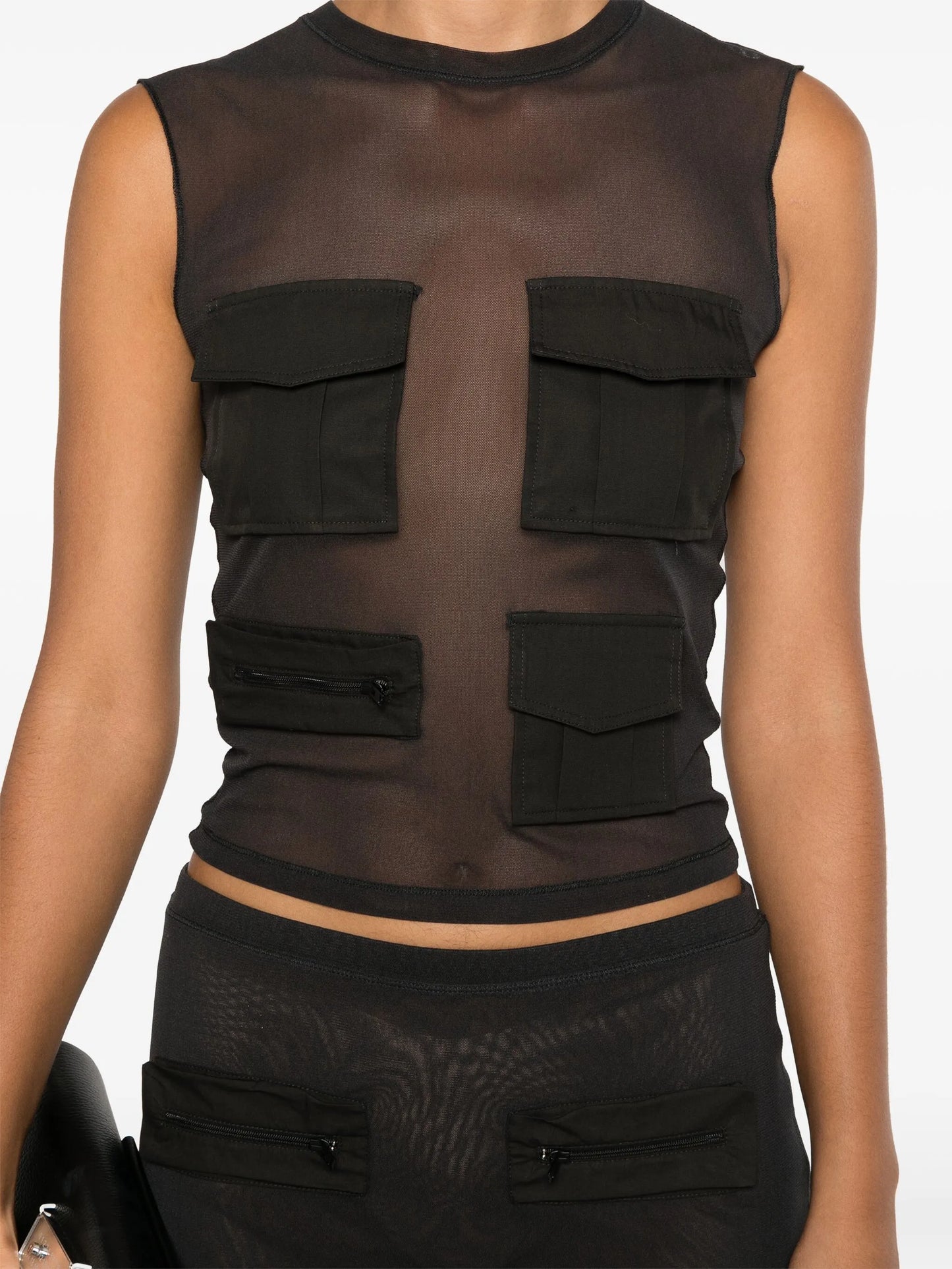 sheer tank top