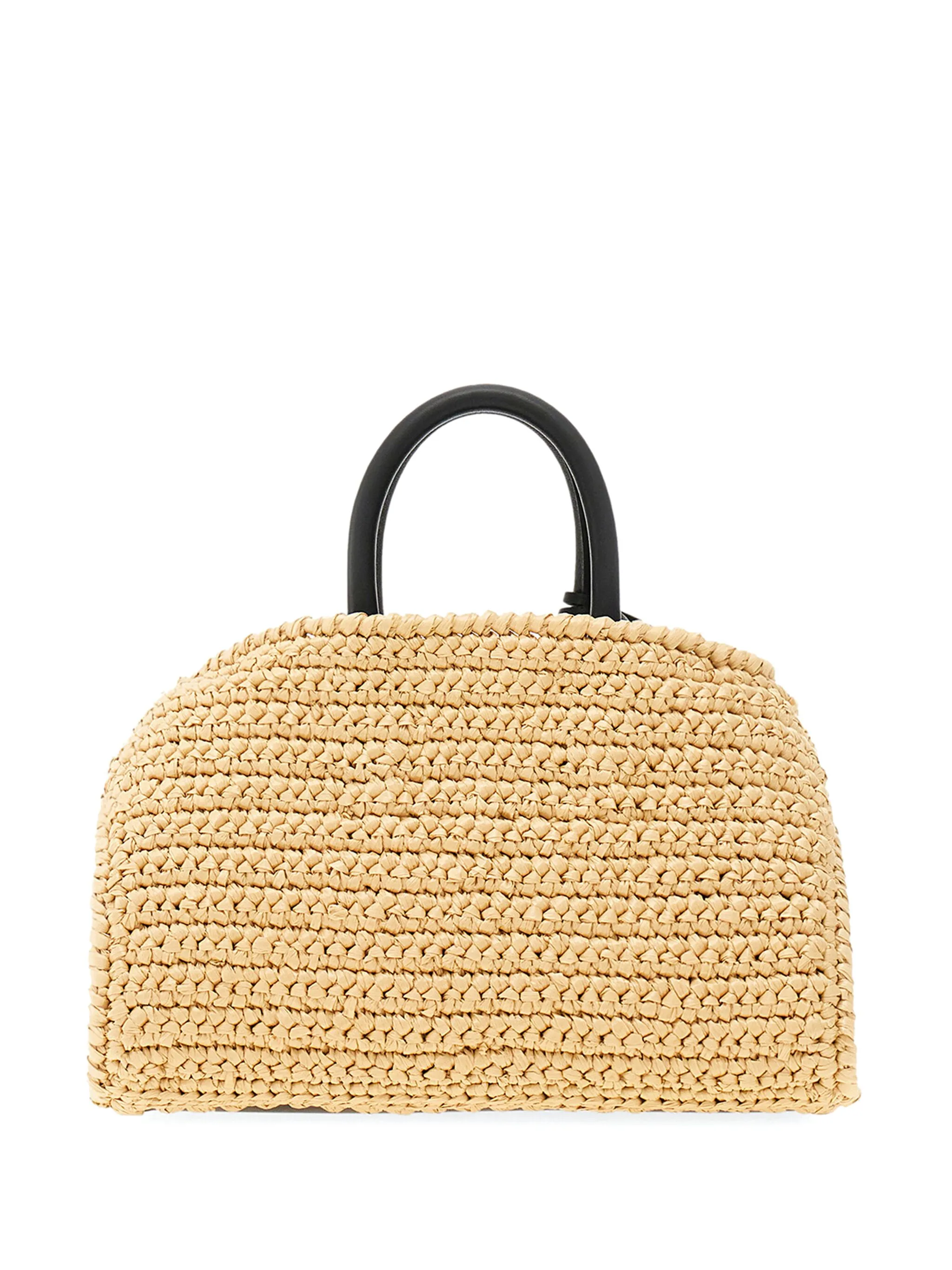 Hug Mini weaved tote bag