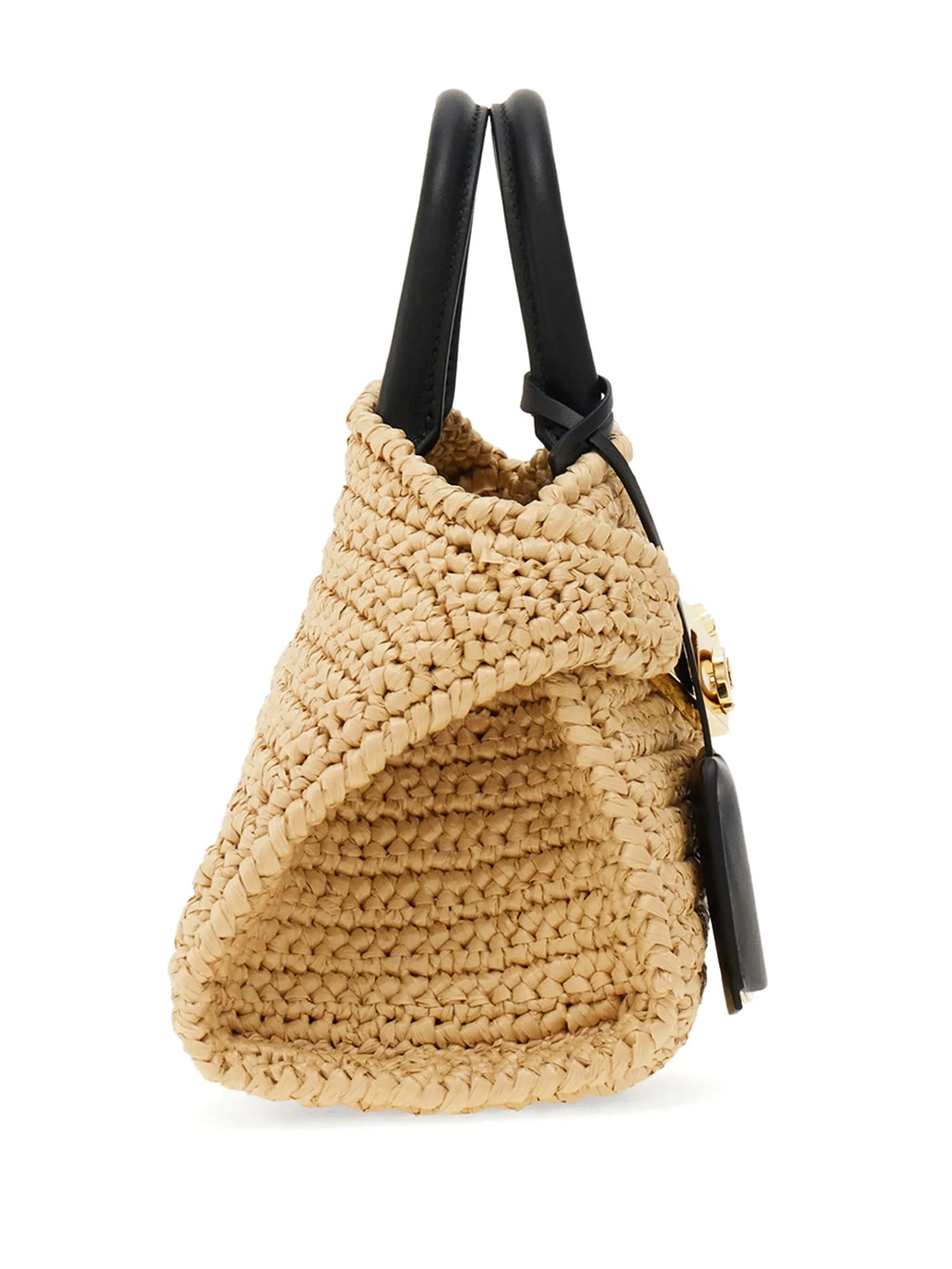 Hug Mini weaved tote bag