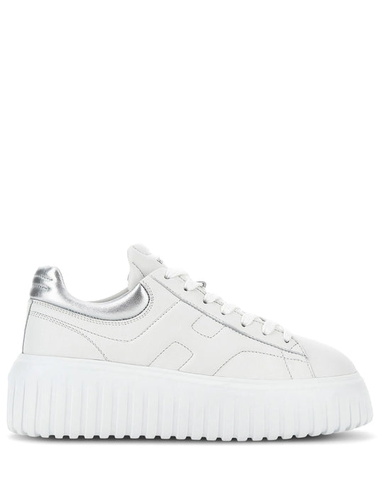 H-Stripes lace-up leather sneakers