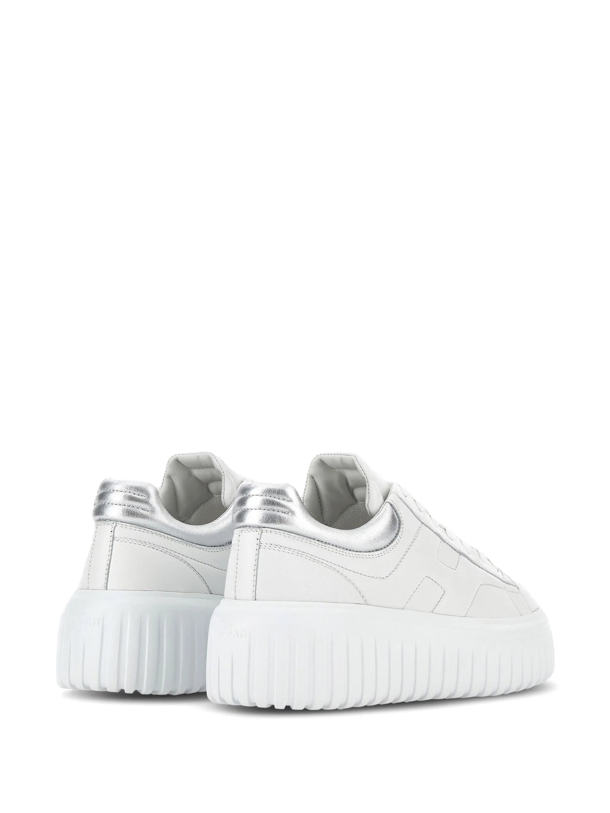 H-Stripes lace-up leather sneakers