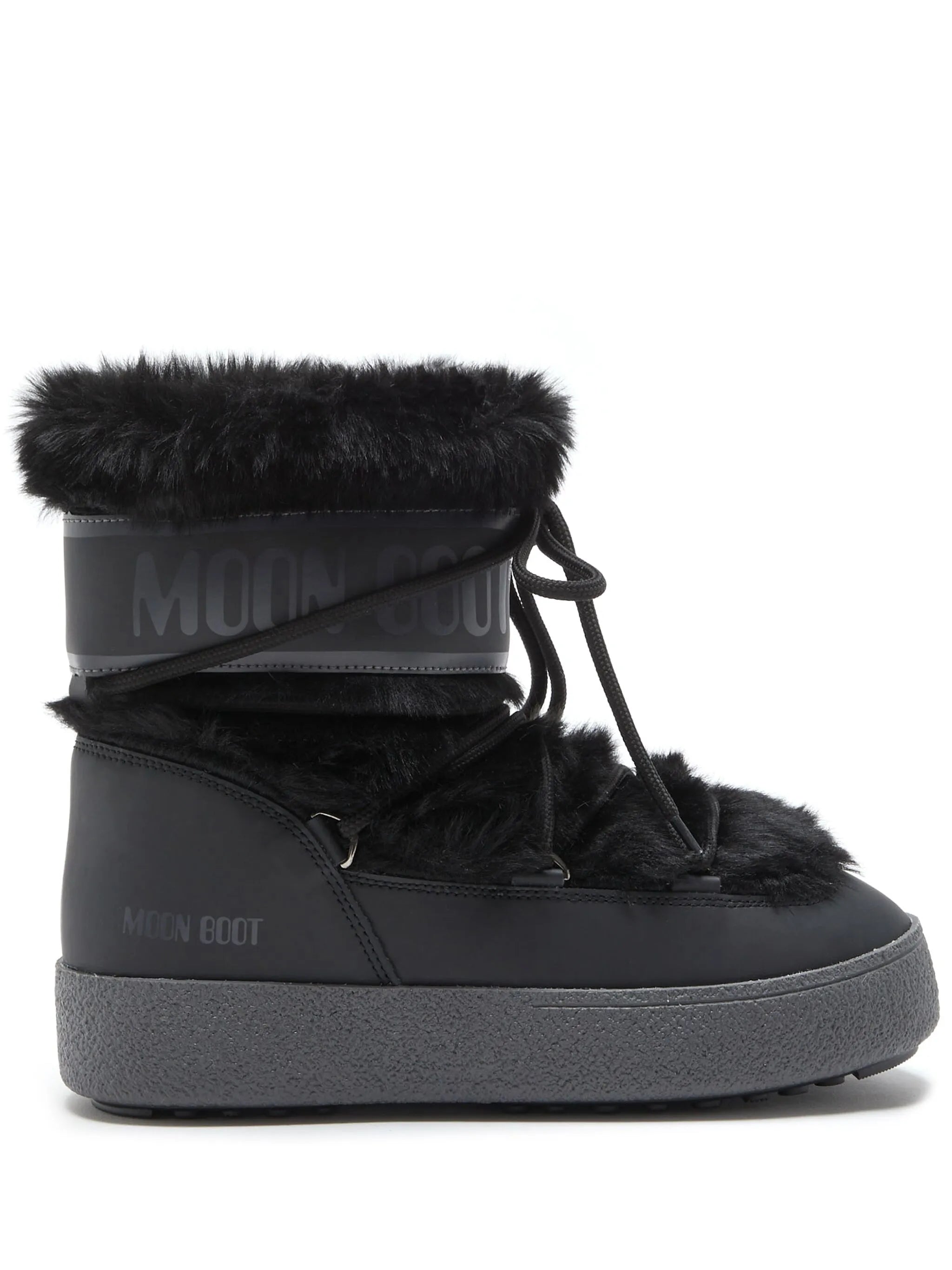 Ltrack lace-up rain boots