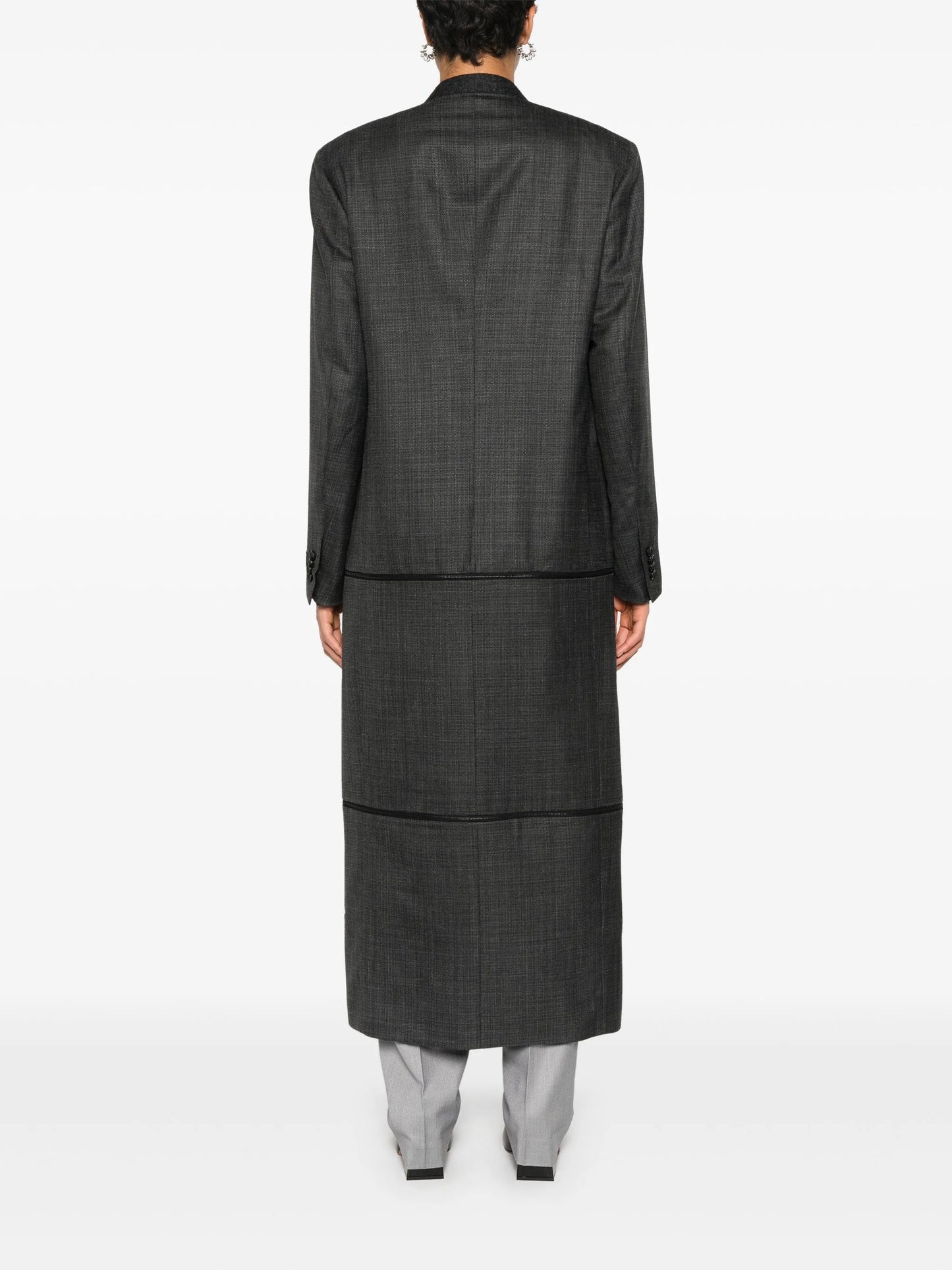 x Zegna Transformer collarless coat