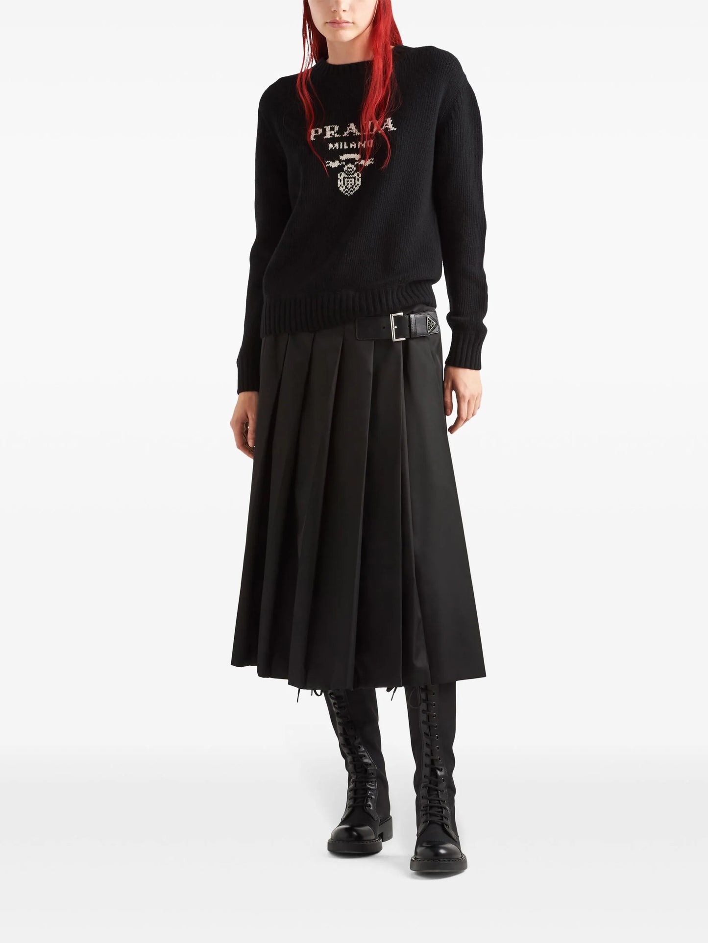 logo crew-neck sweater