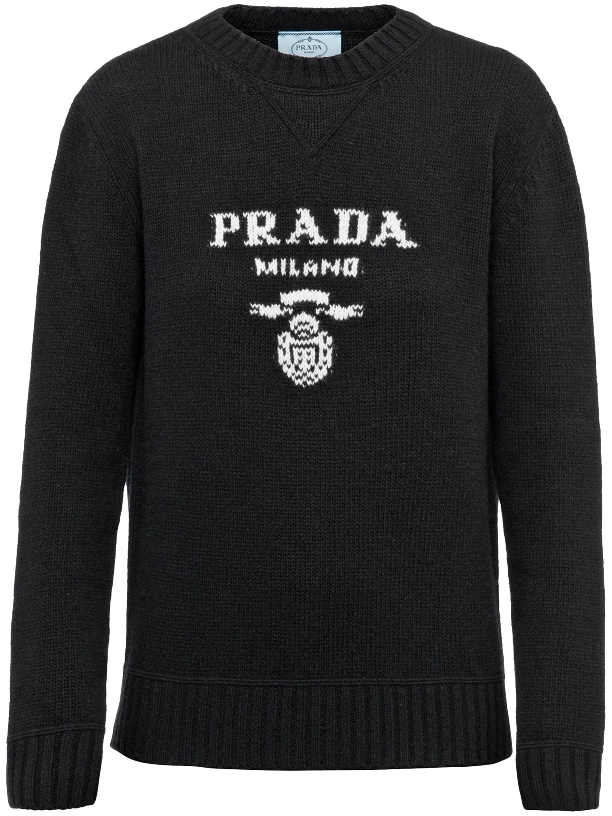 logo crew-neck sweater
