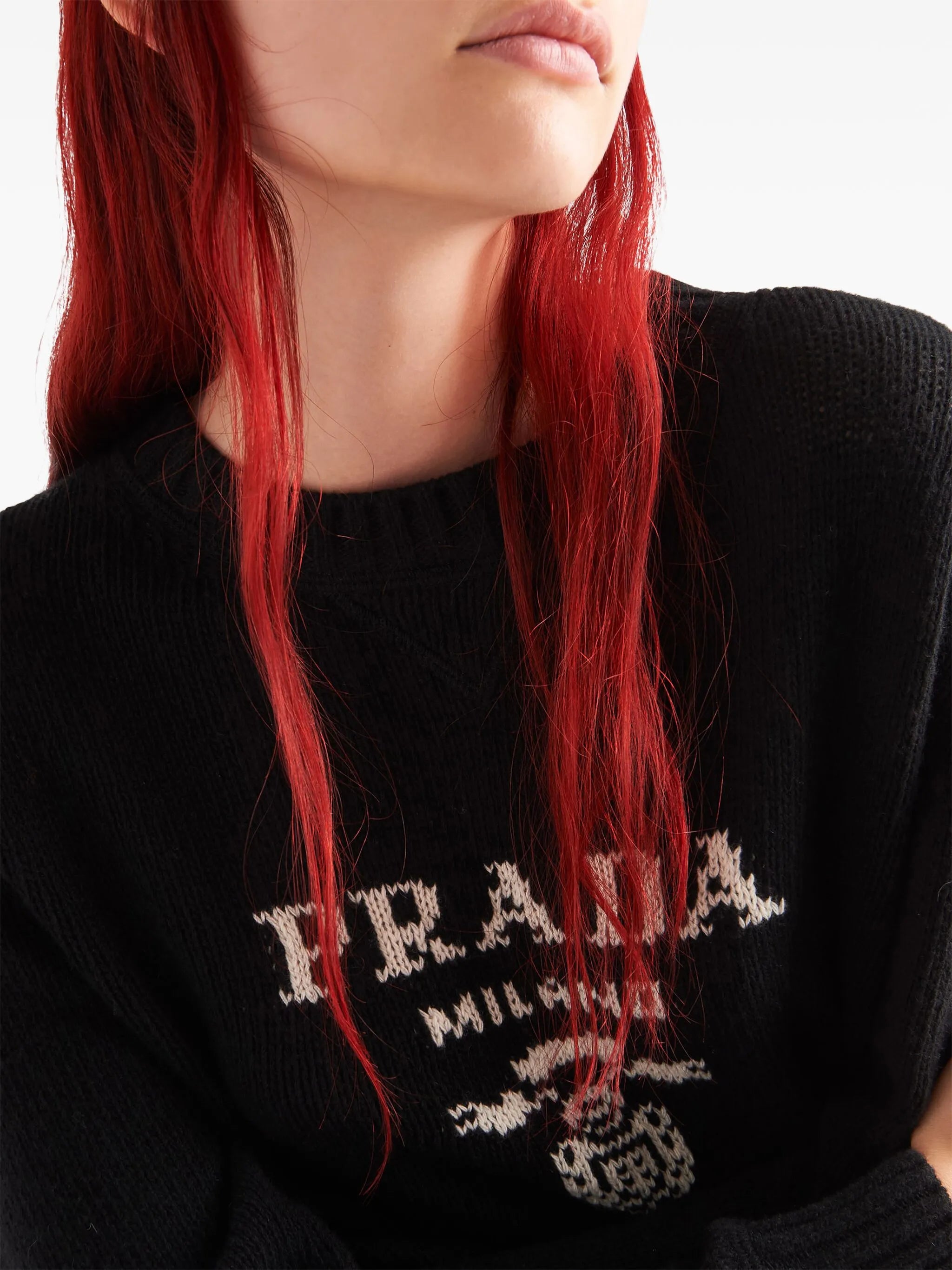 logo crew-neck sweater