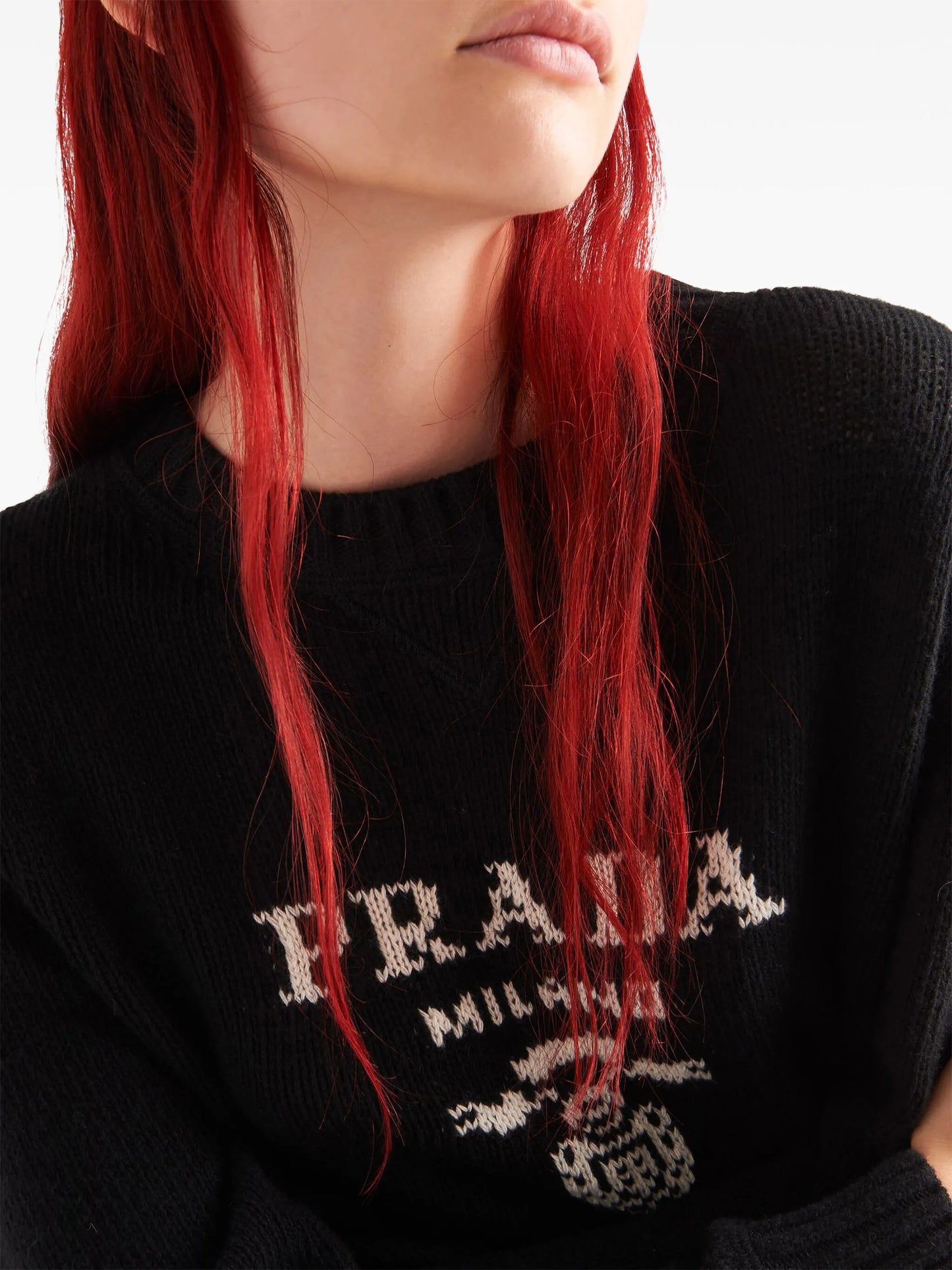logo crew-neck sweater
