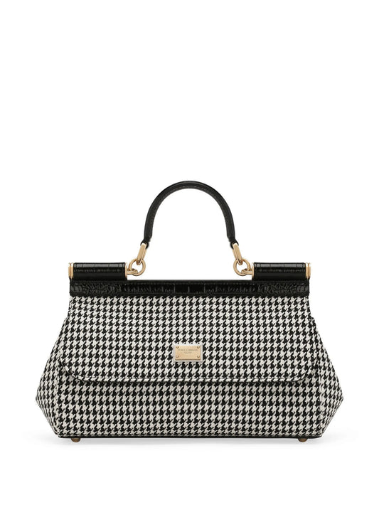 midium Sicily houndstoot tote bag