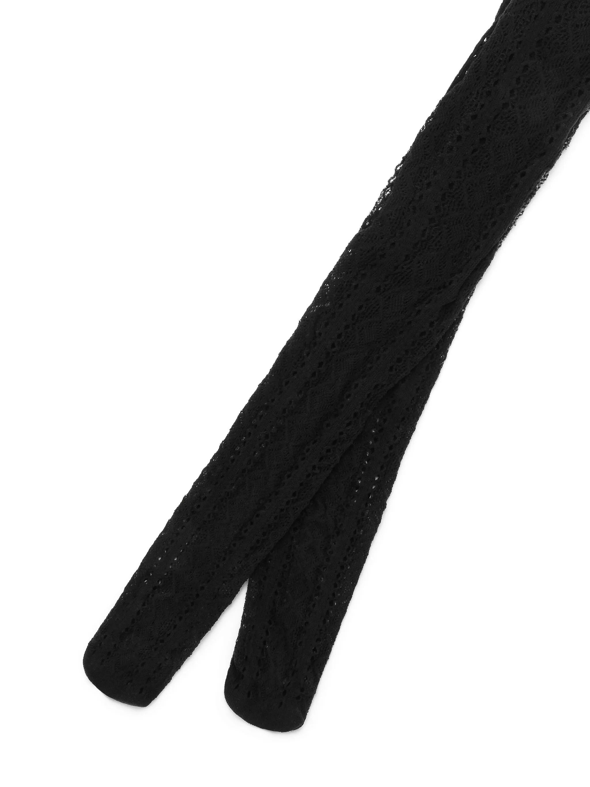 Openwork cotton tights