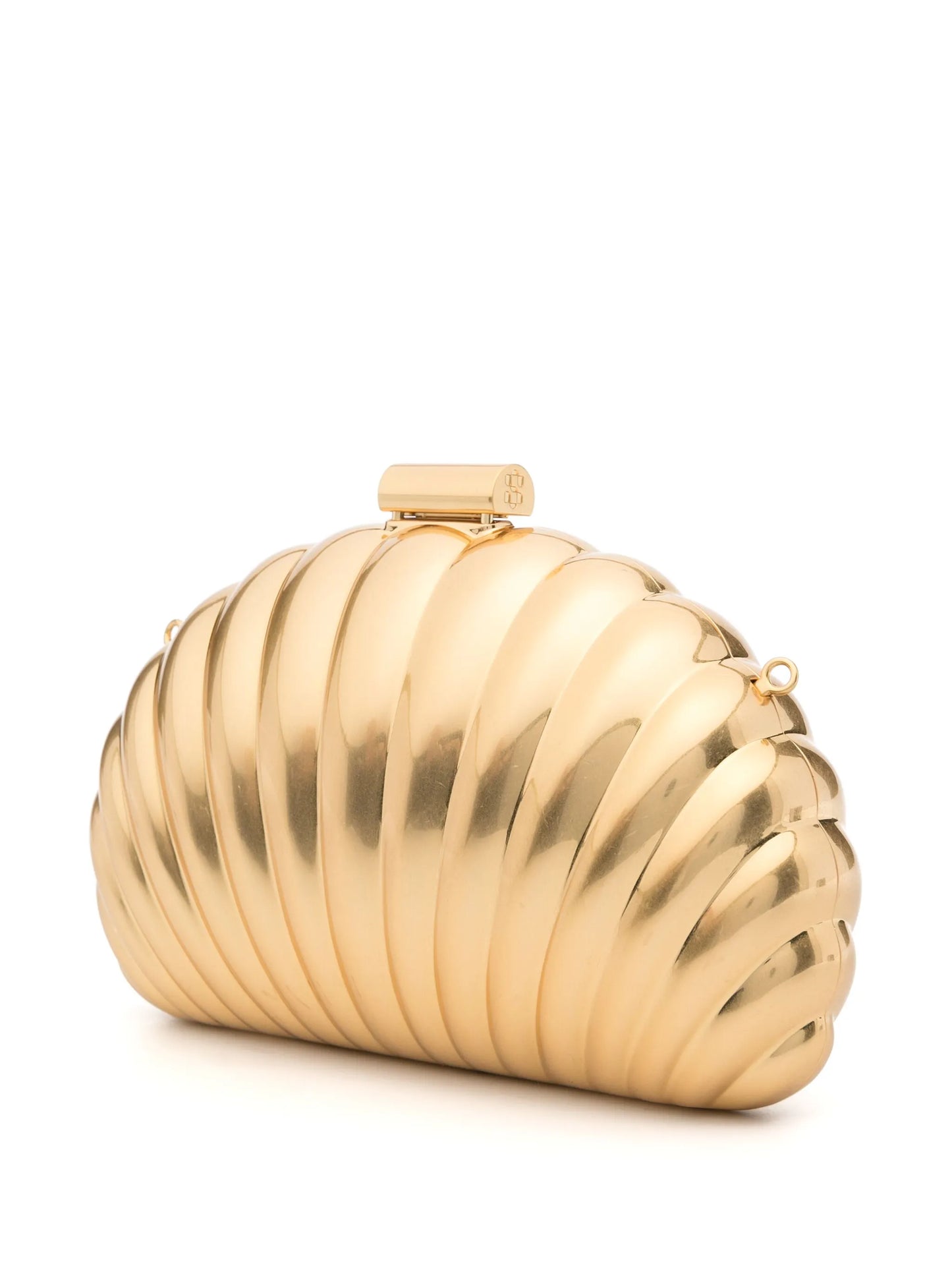 Monet shell-motif clutch bag
