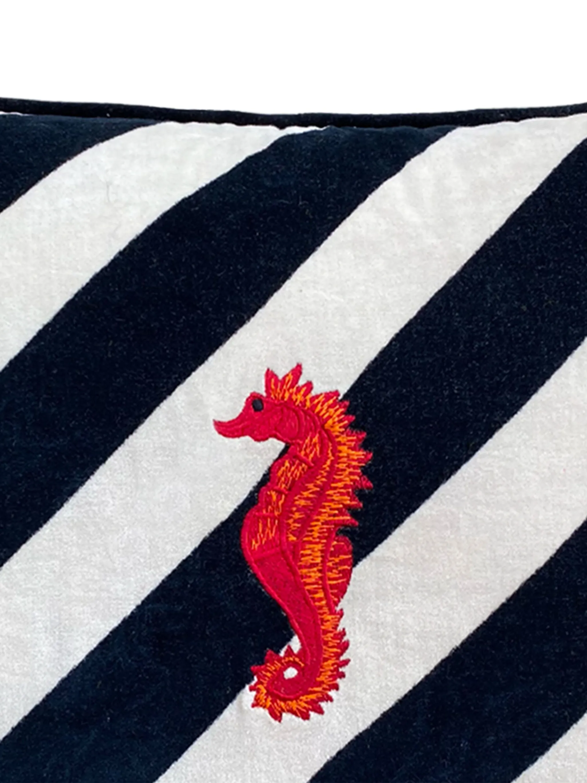 Seahorse striped cushion (60cm x 40cm)