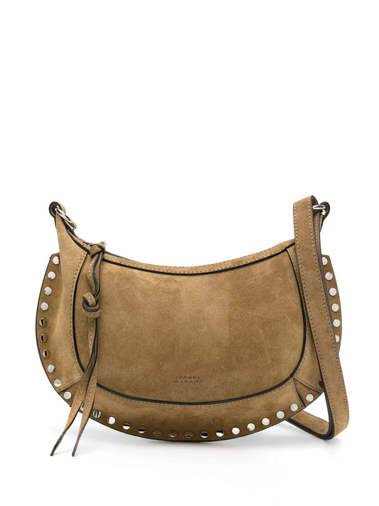 Oskan studded leather shoulder bag