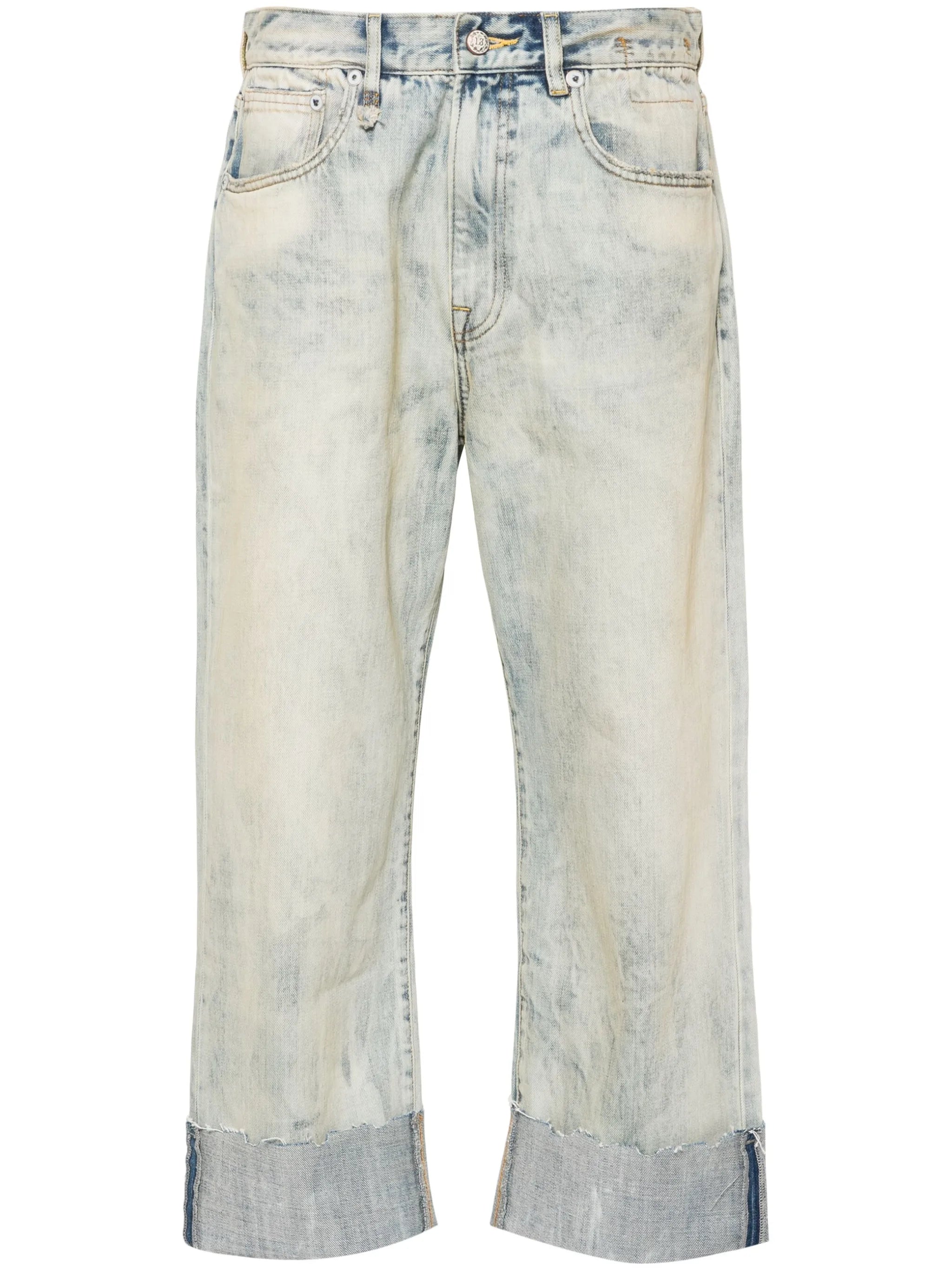 cuffed boyfriend jeans