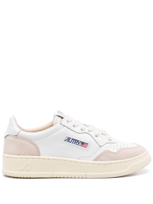 Medalist perforated leather sneakers