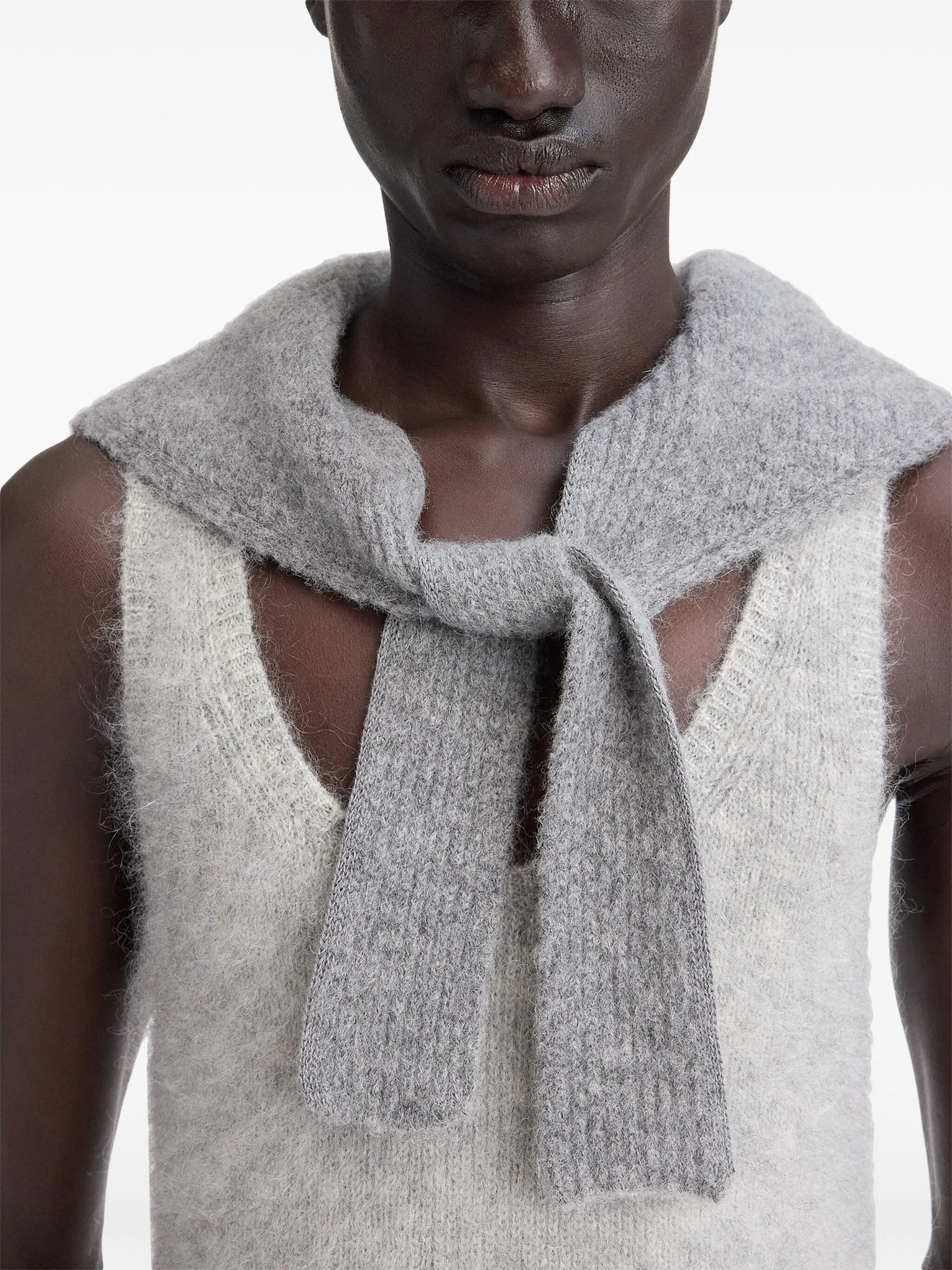 Le Chale Gros Grain scarf