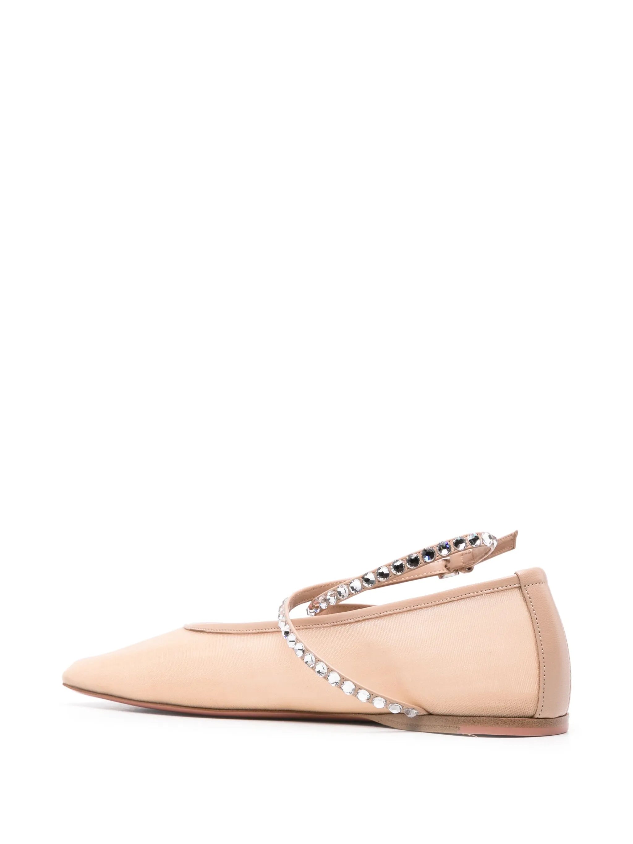 Ane mesh ballerina shoes