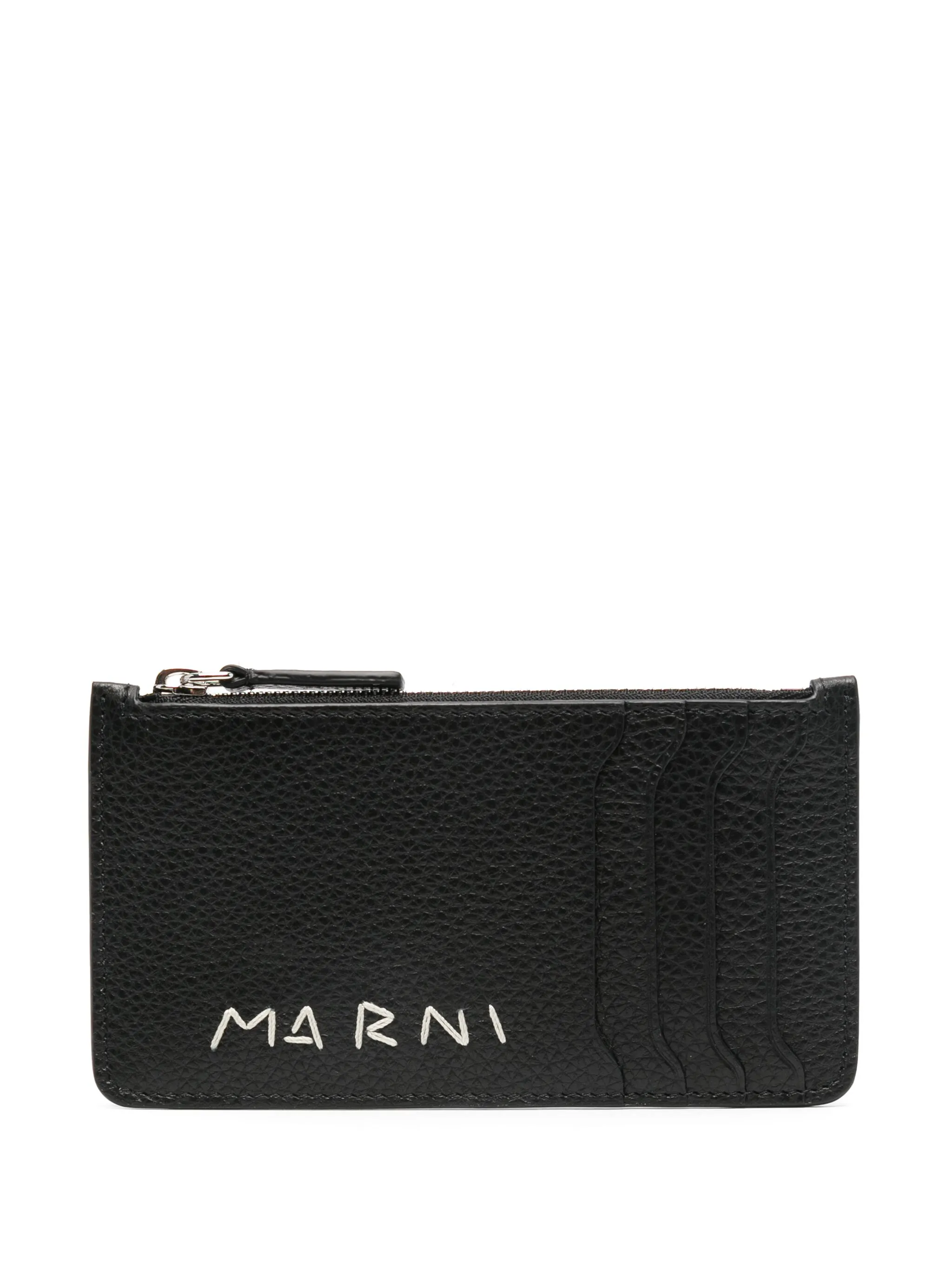 embroidered-logo cardholder