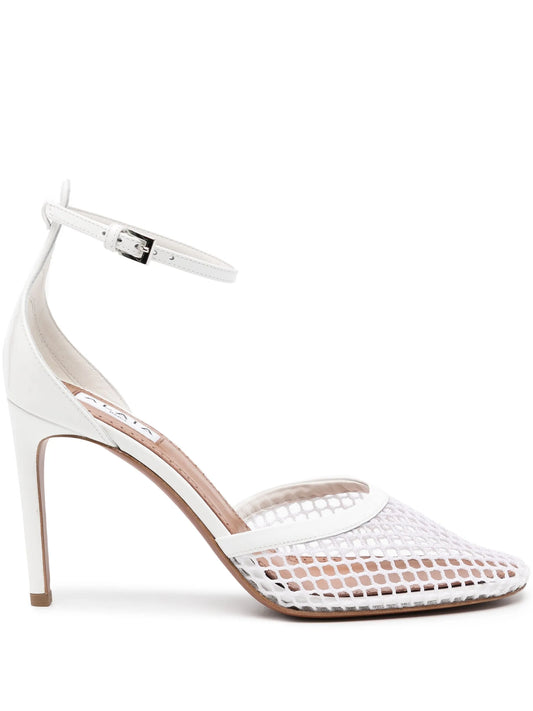 fishnet-detailing pumps
