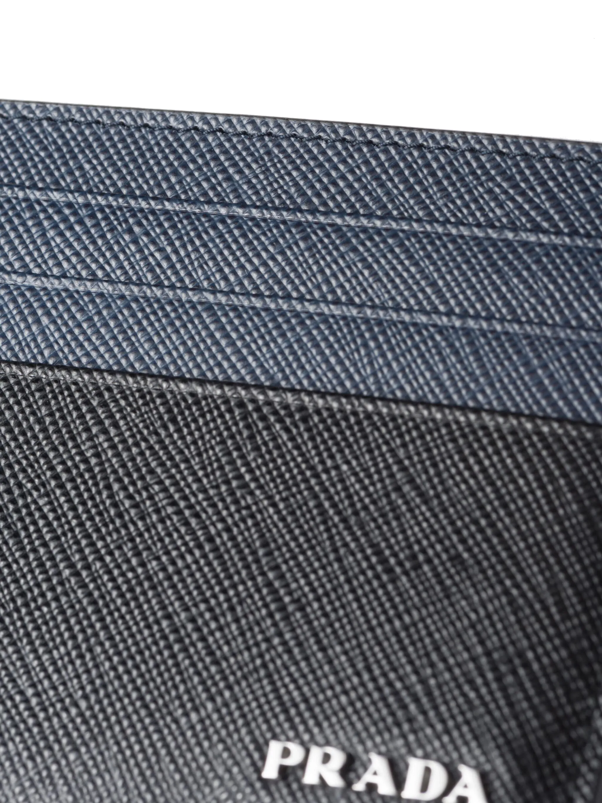 Saffiano leather card holder