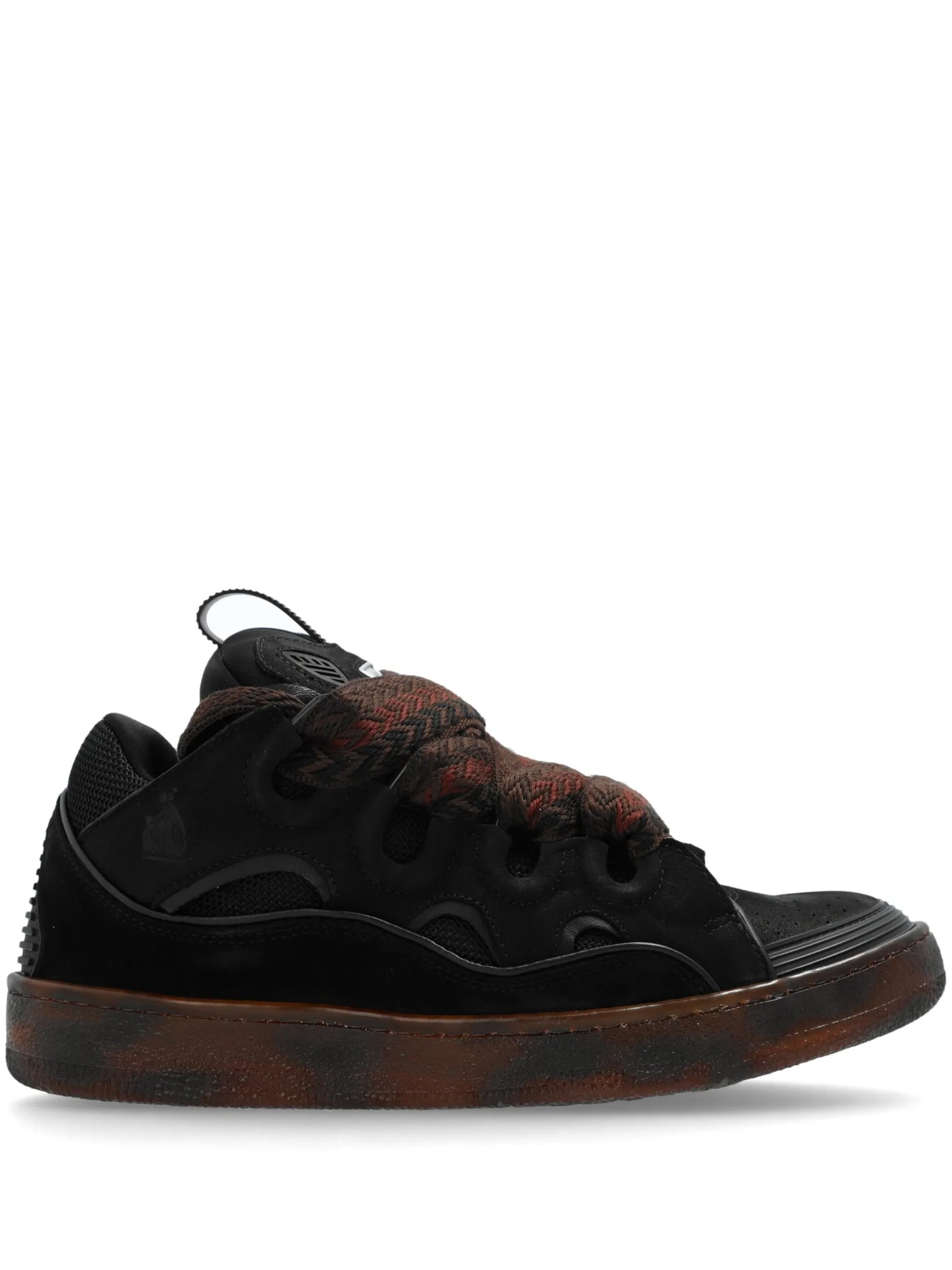 Curb leather sneakers