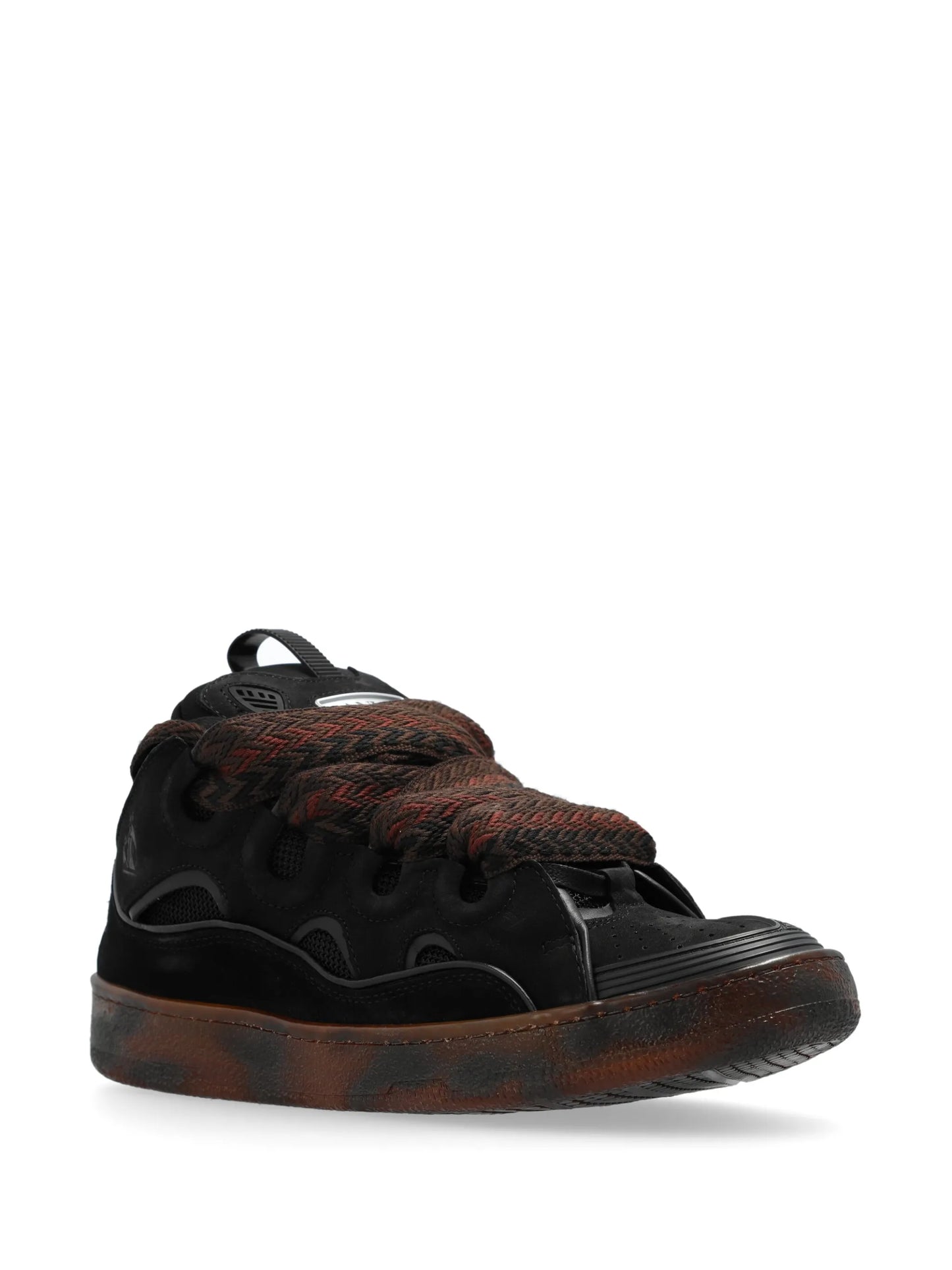 Curb leather sneakers