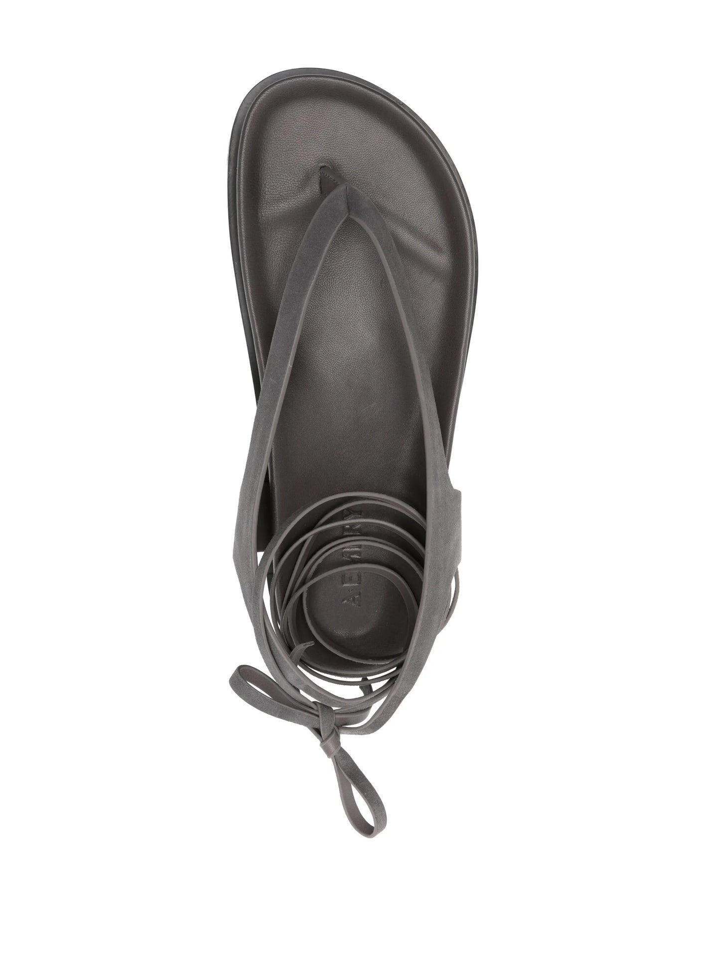 Shel suede sandals