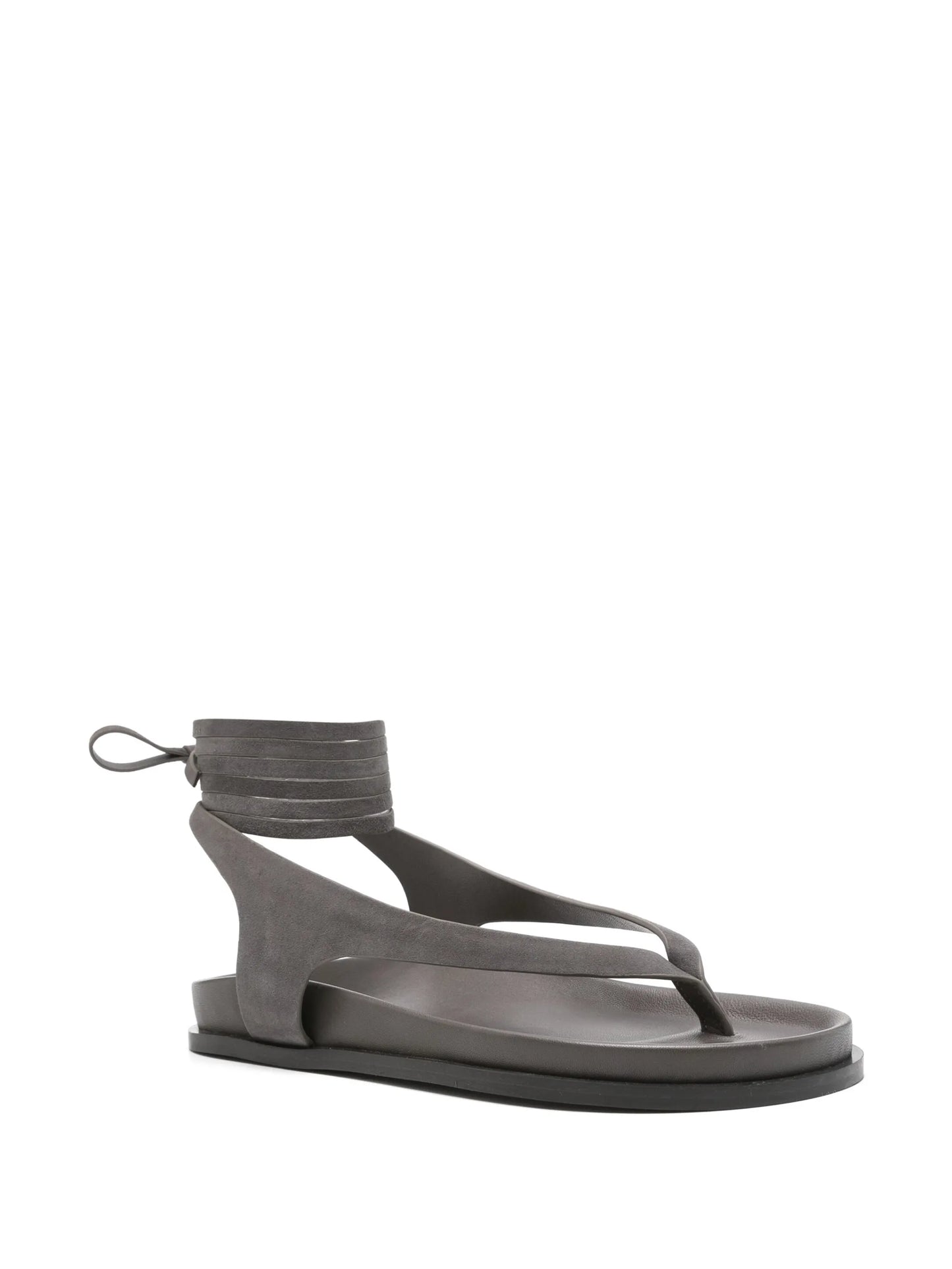Shel suede sandals