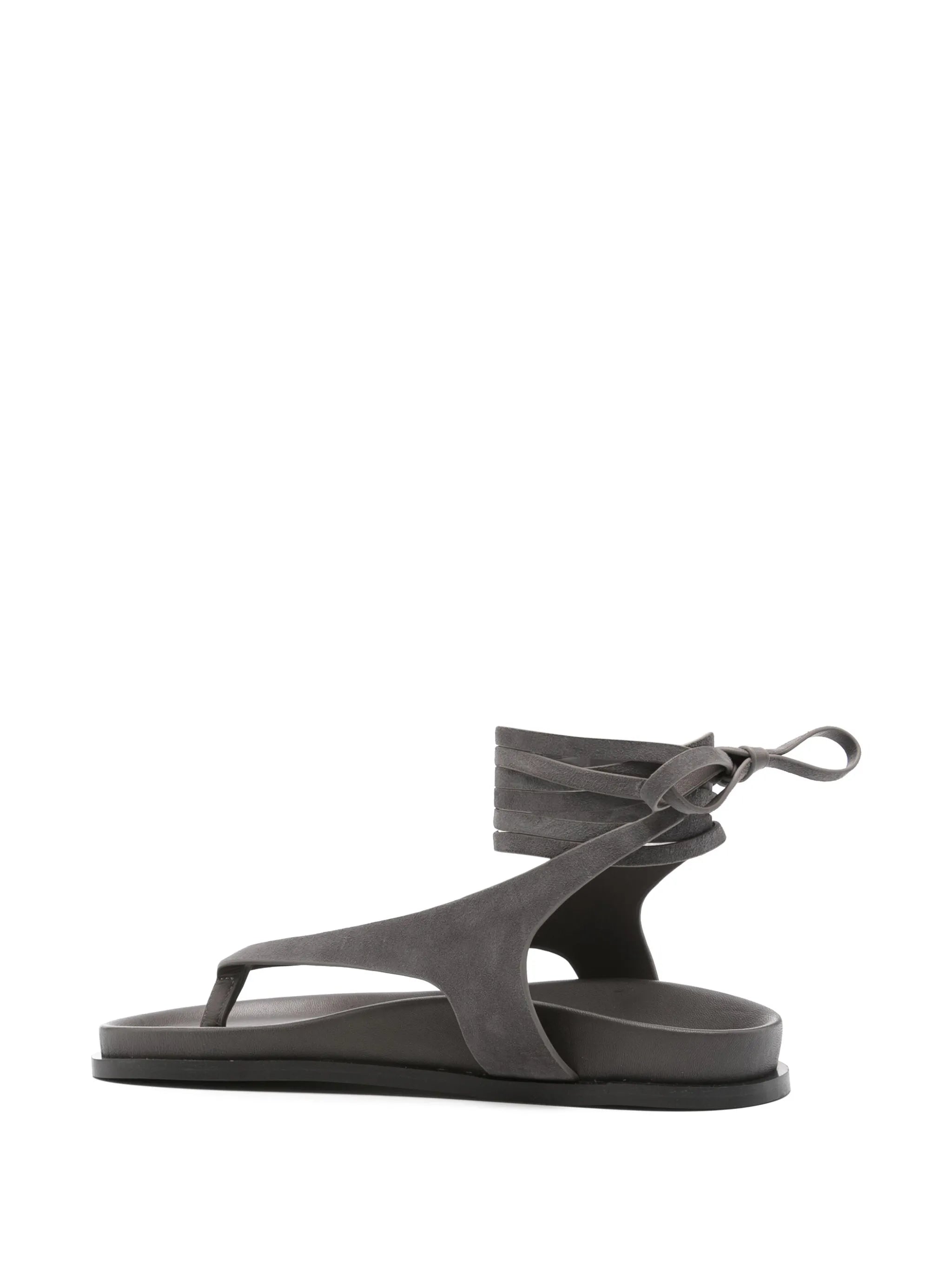 Shel suede sandals