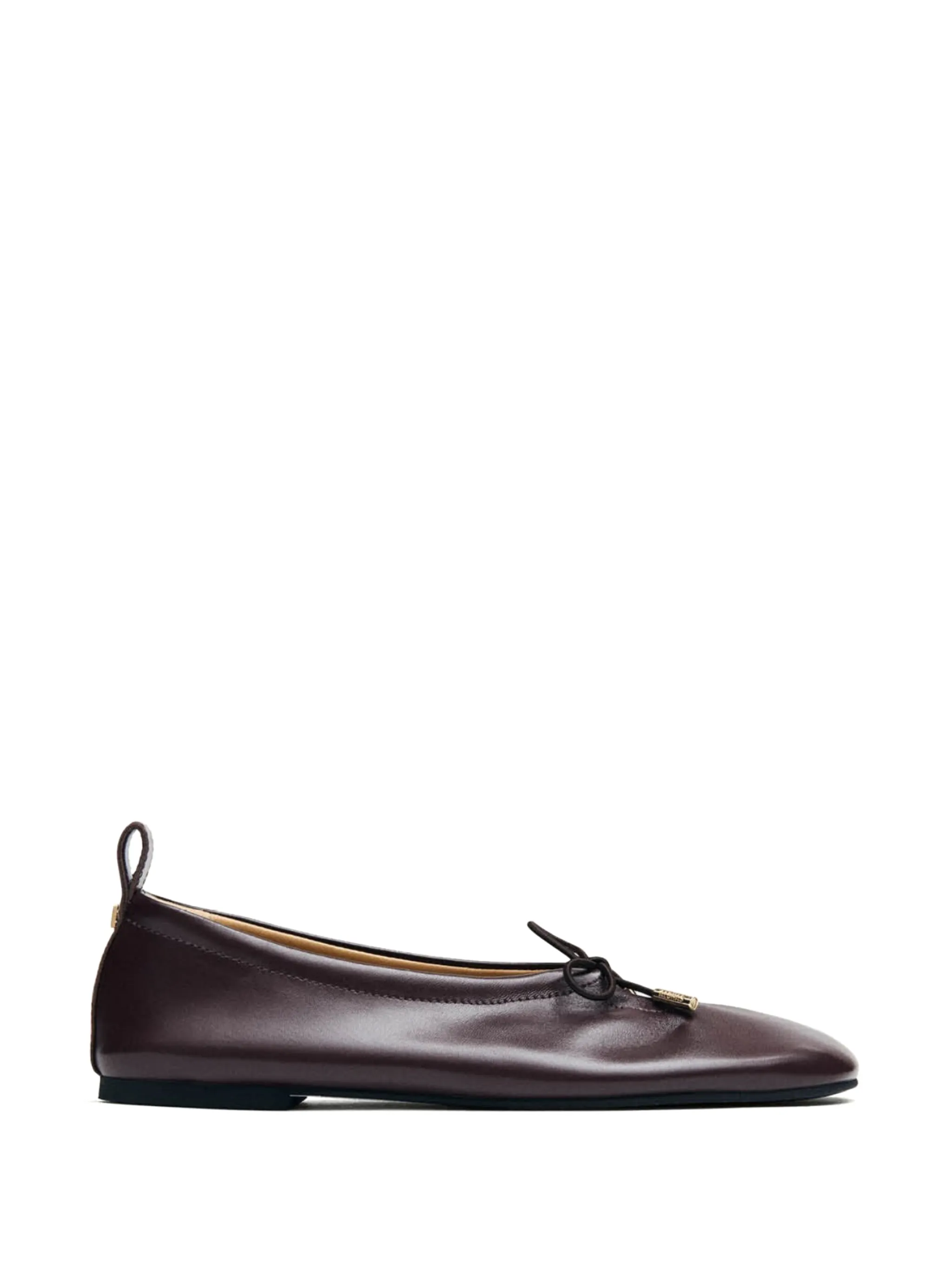 Rosalind brown leather ballet flats