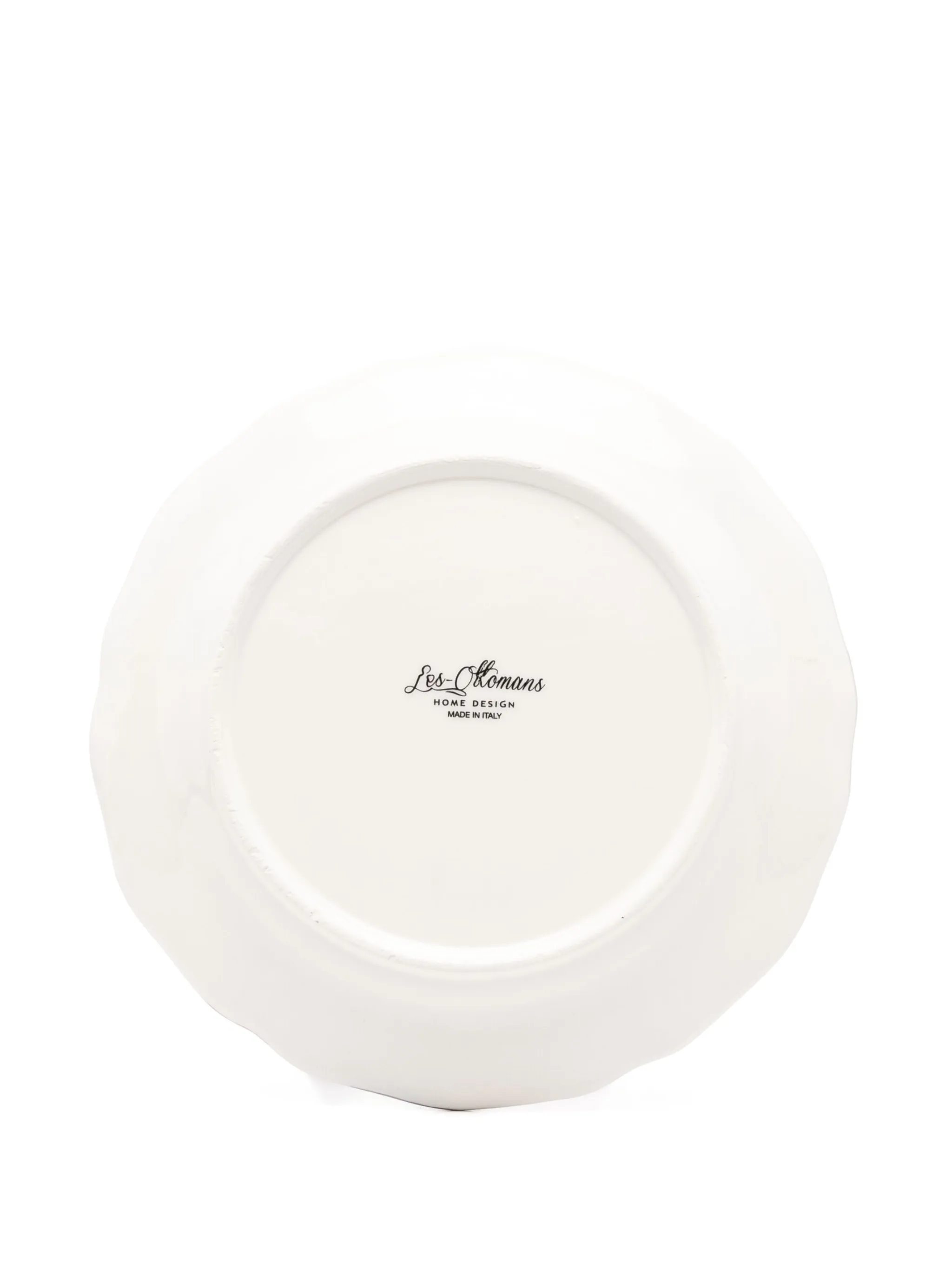 striped ceramic plate (set of two)