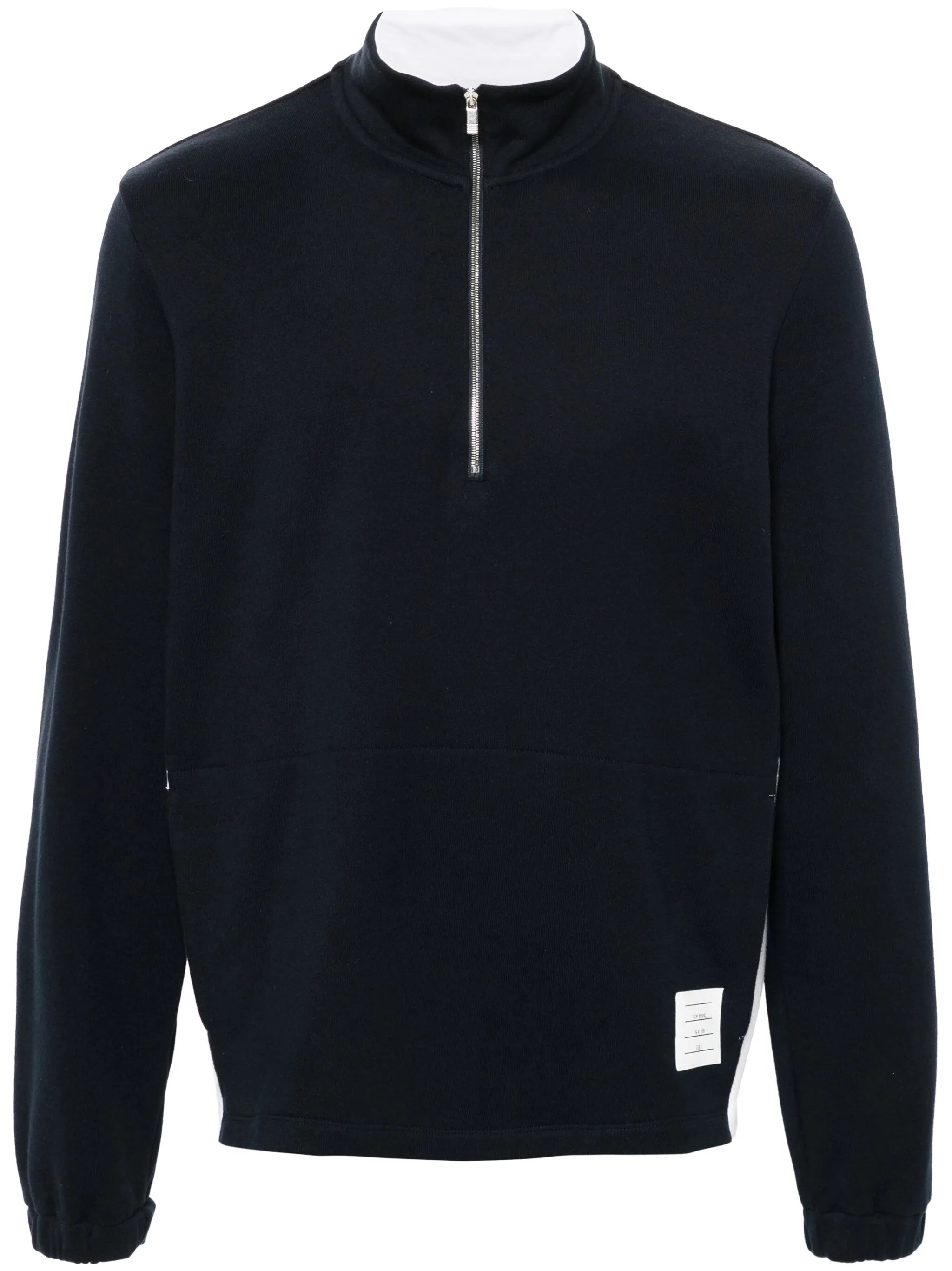 loopback 4-Bar half-zip pullover