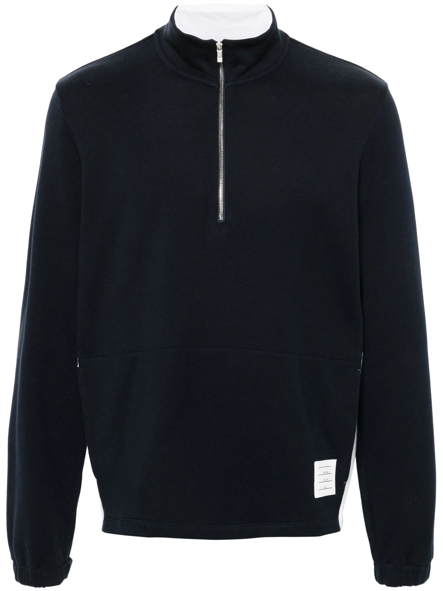 loopback 4-Bar half-zip pullover
