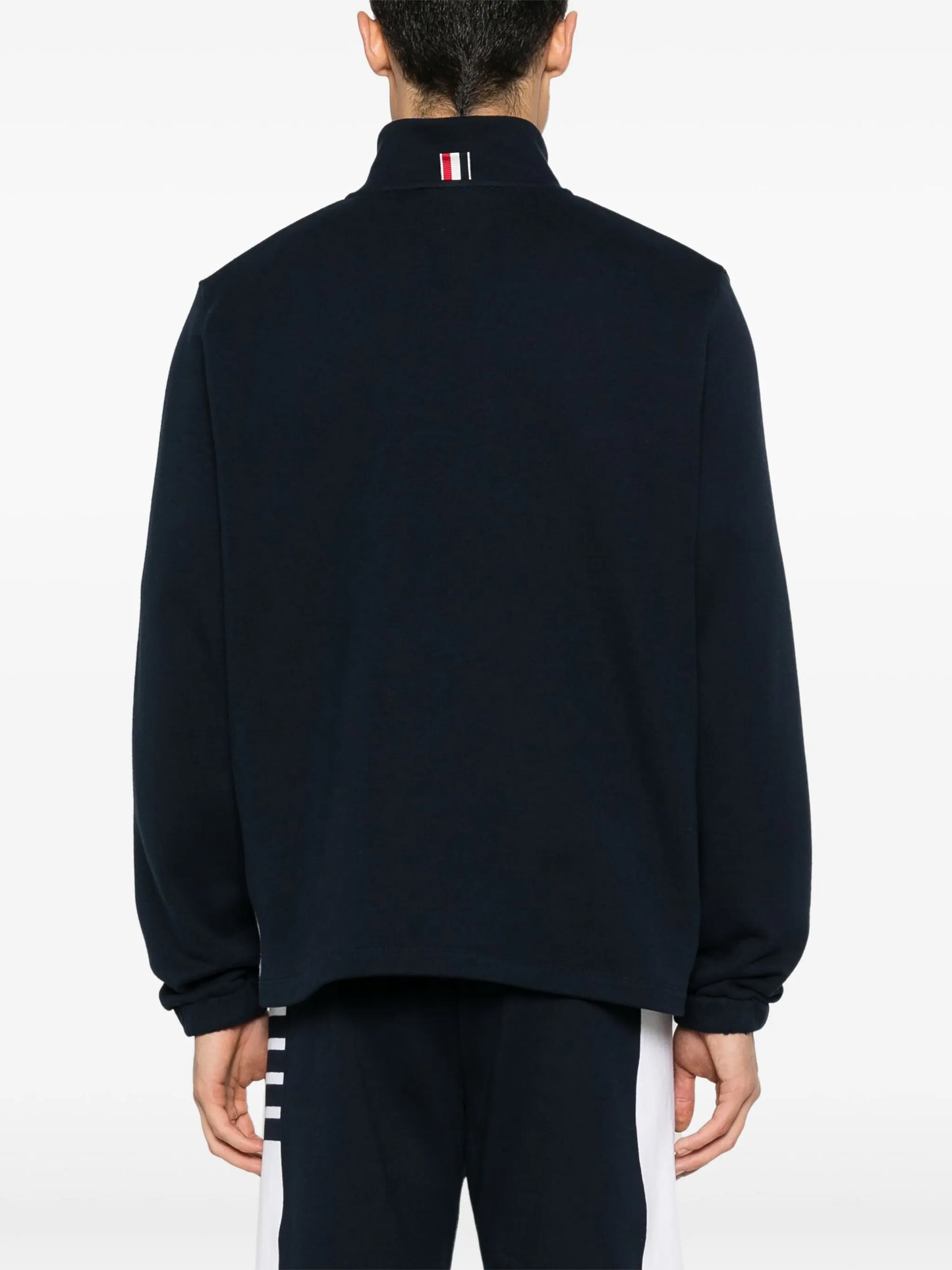 loopback 4-Bar half-zip pullover