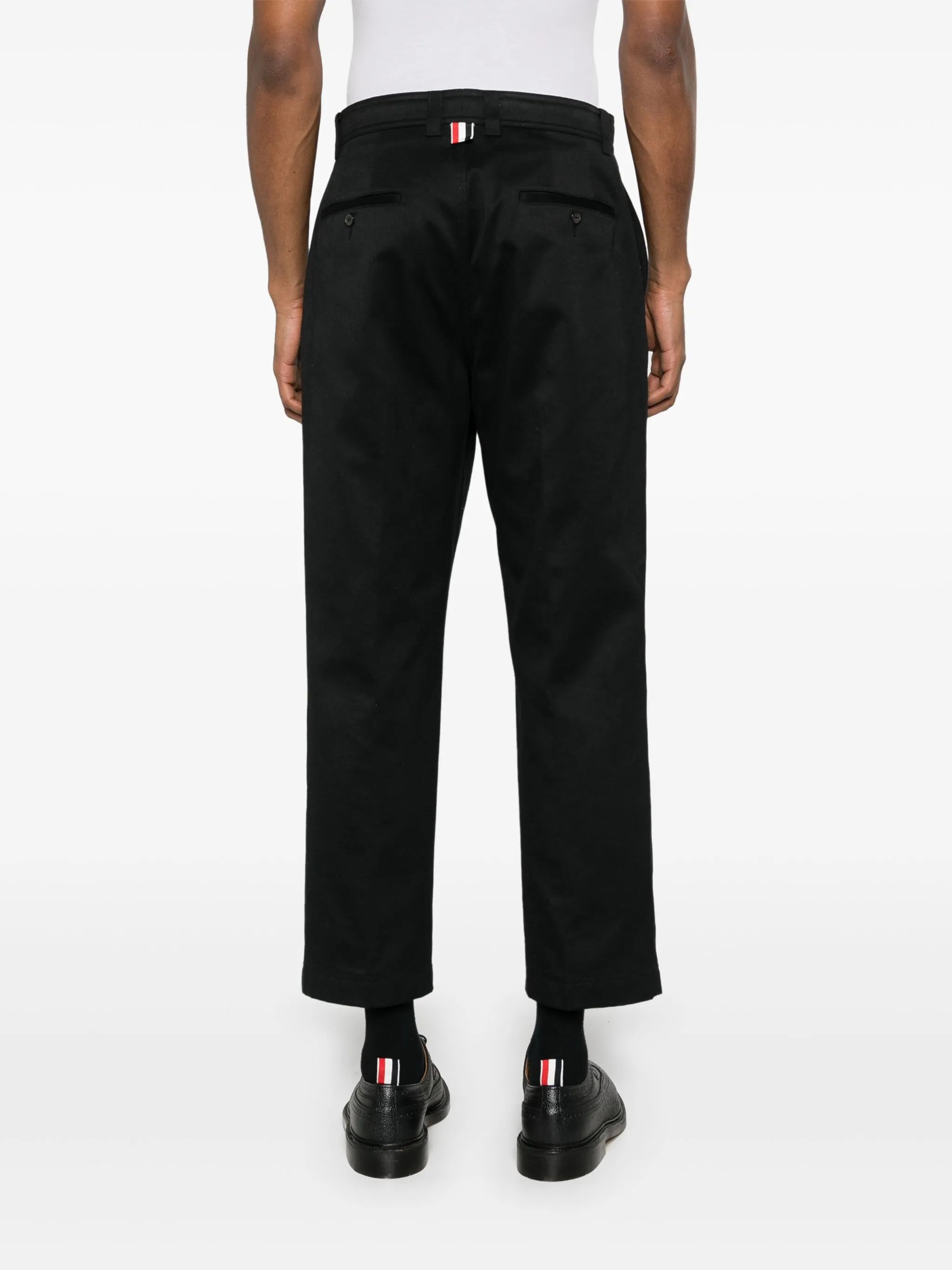 twill-utility tailored trousers