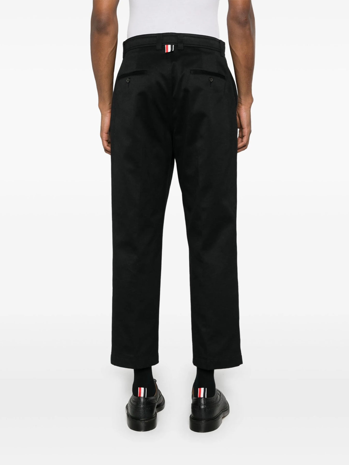 twill-utility tailored trousers