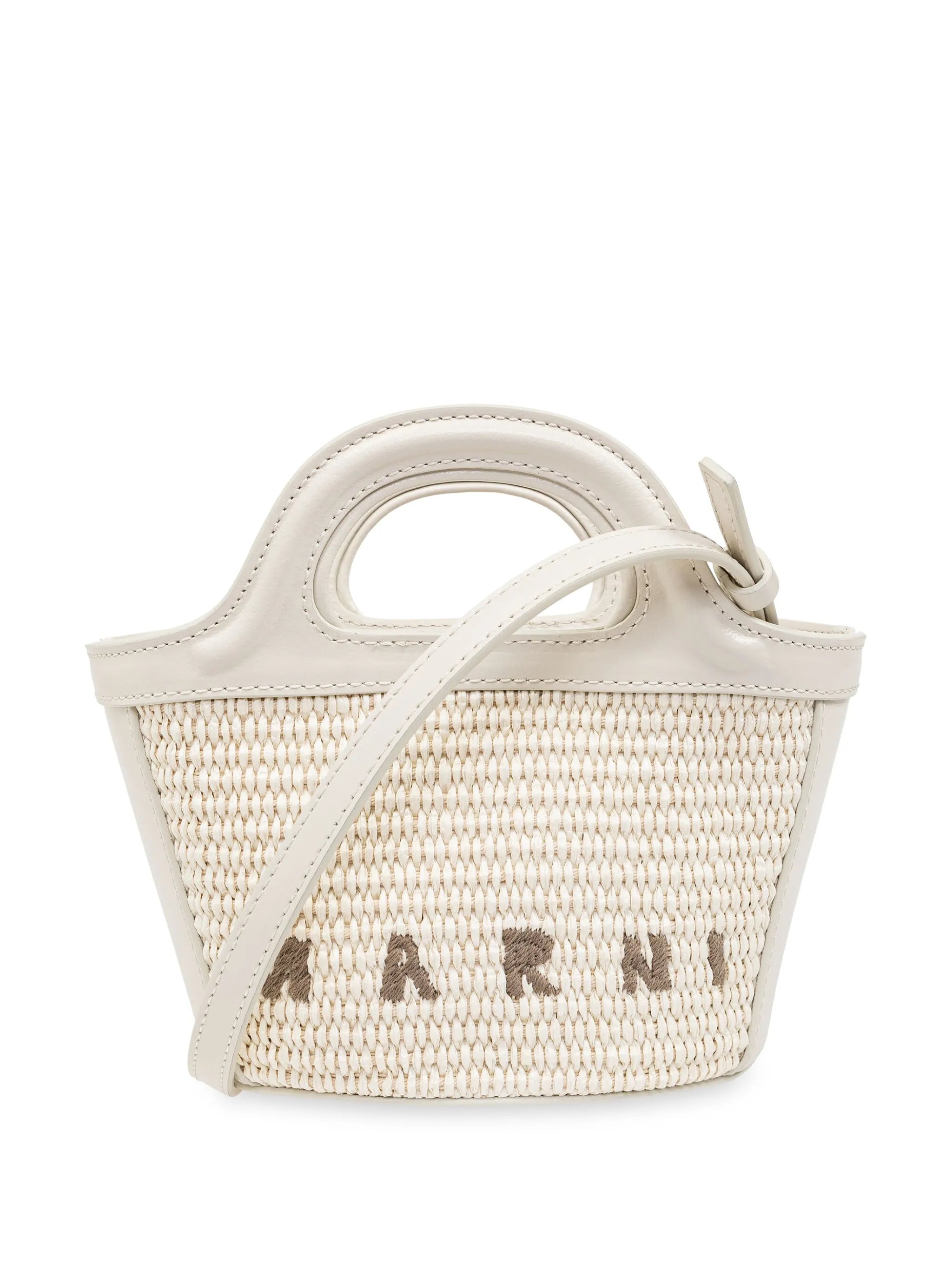 micro Tropicalia logo-embroidered tote bag