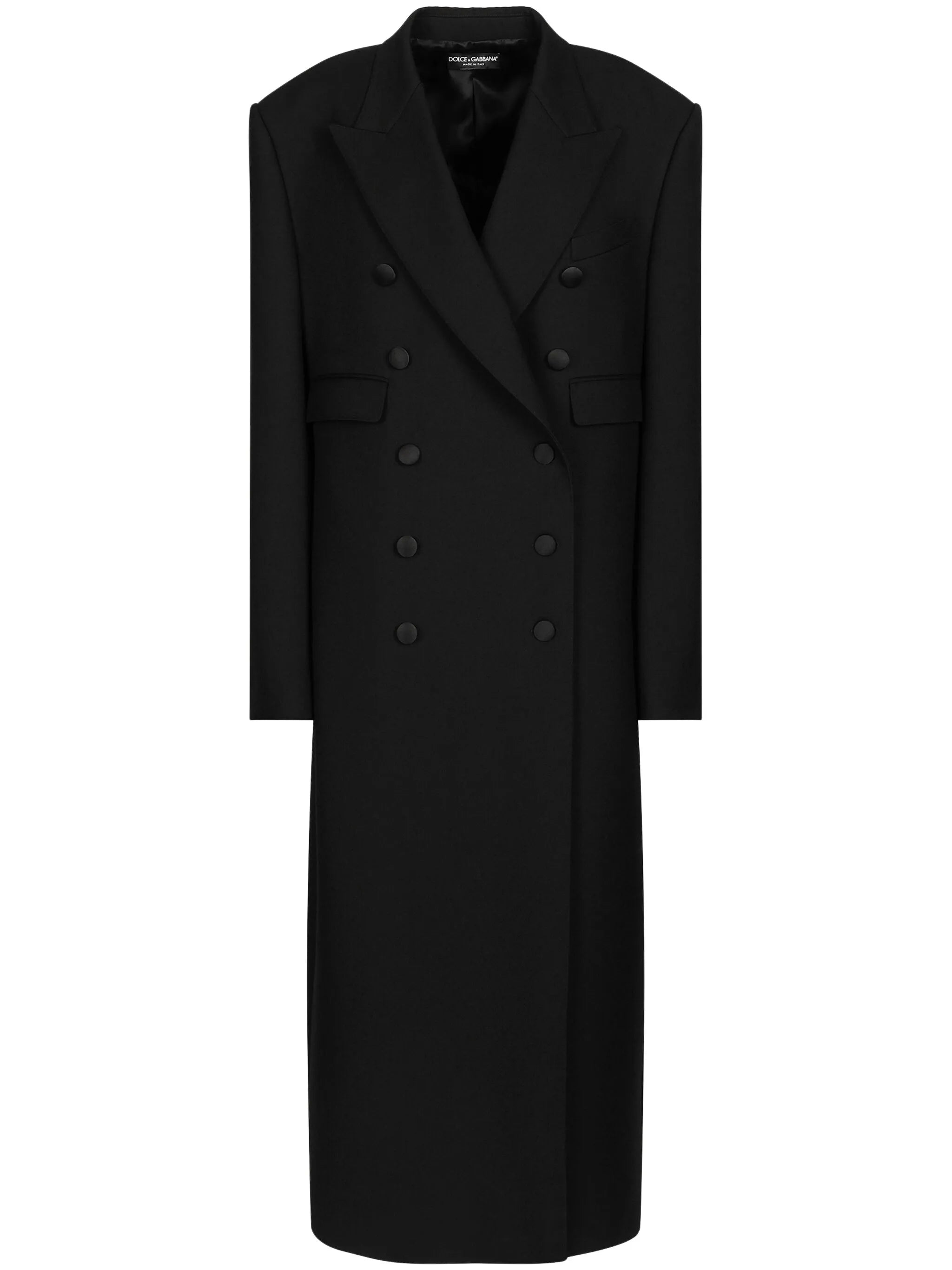 double-breasted coat
