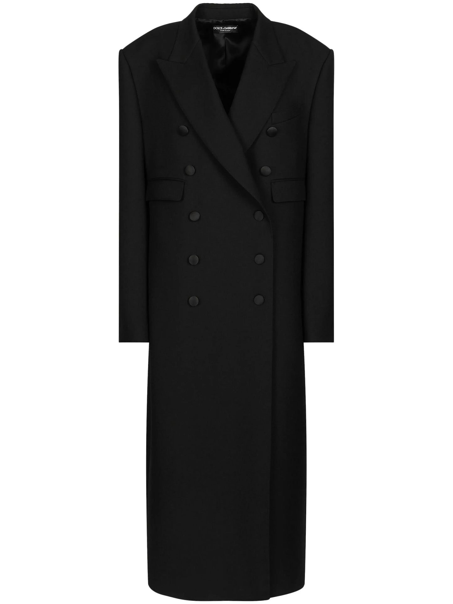 double-breasted coat