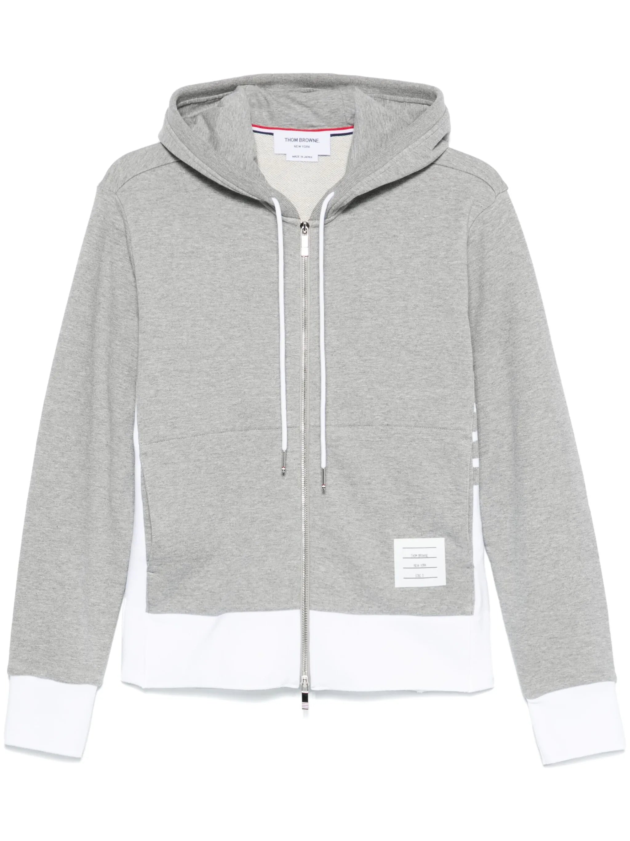 loopback 4-Bar zip-up hoodie