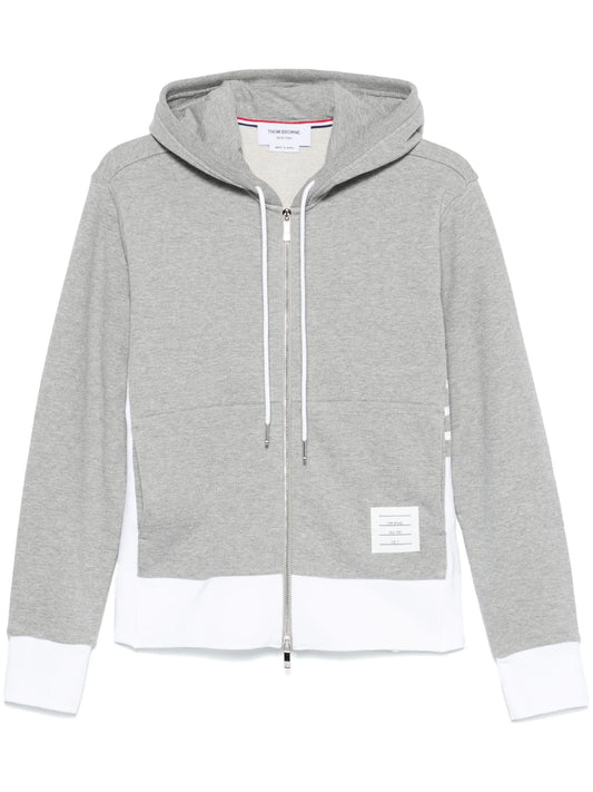 loopback 4-Bar zip-up hoodie