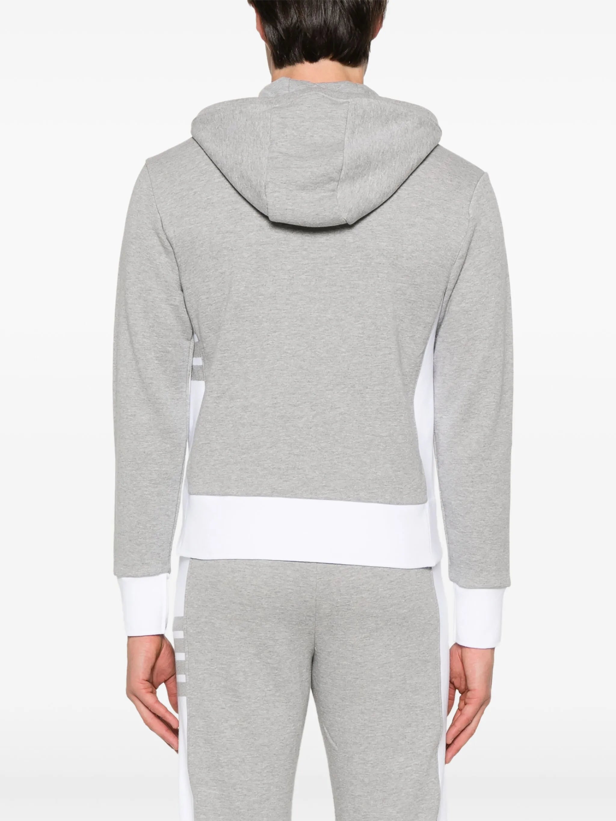 loopback 4-Bar zip-up hoodie