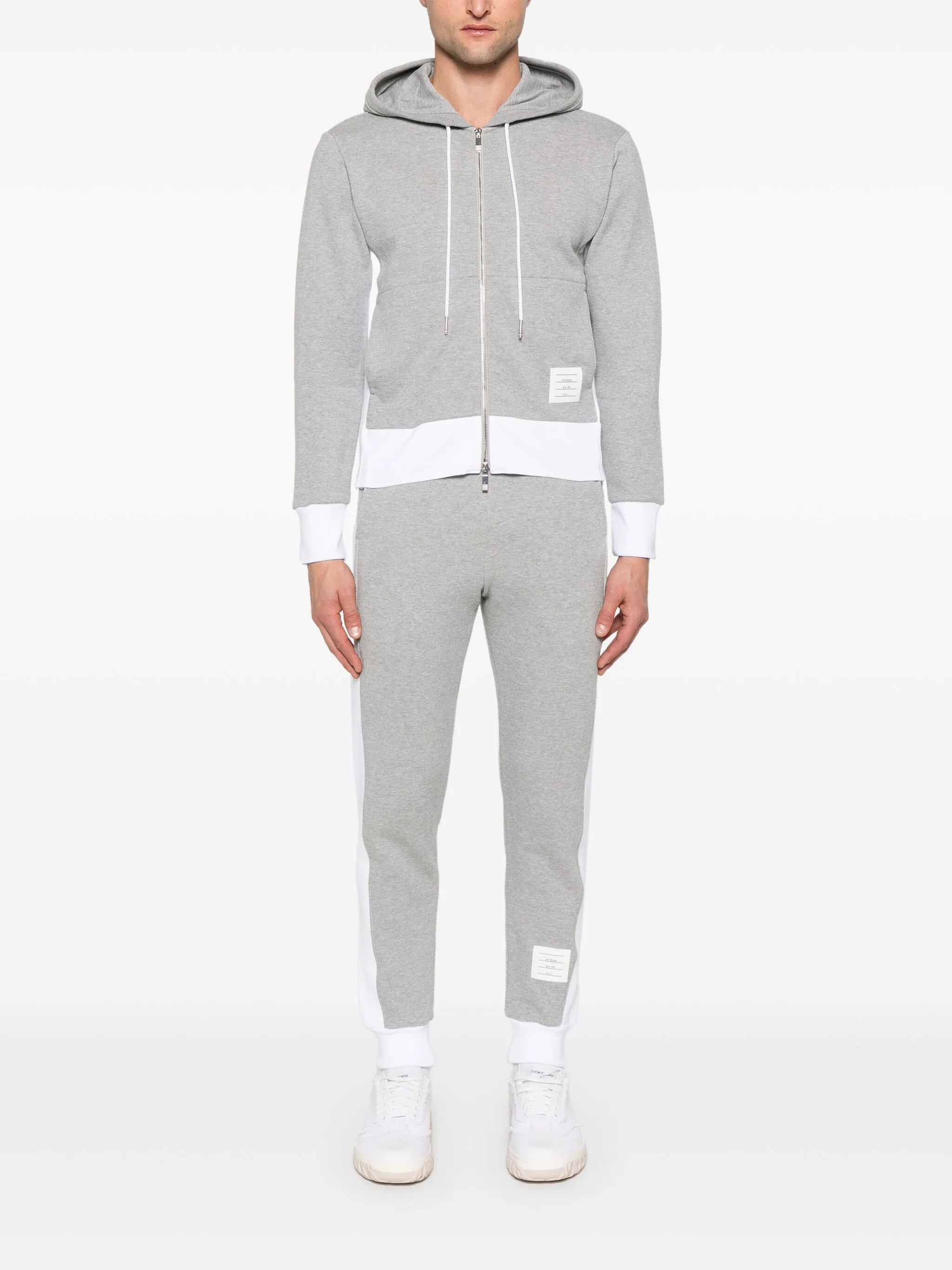 loopback 4-Bar zip-up hoodie