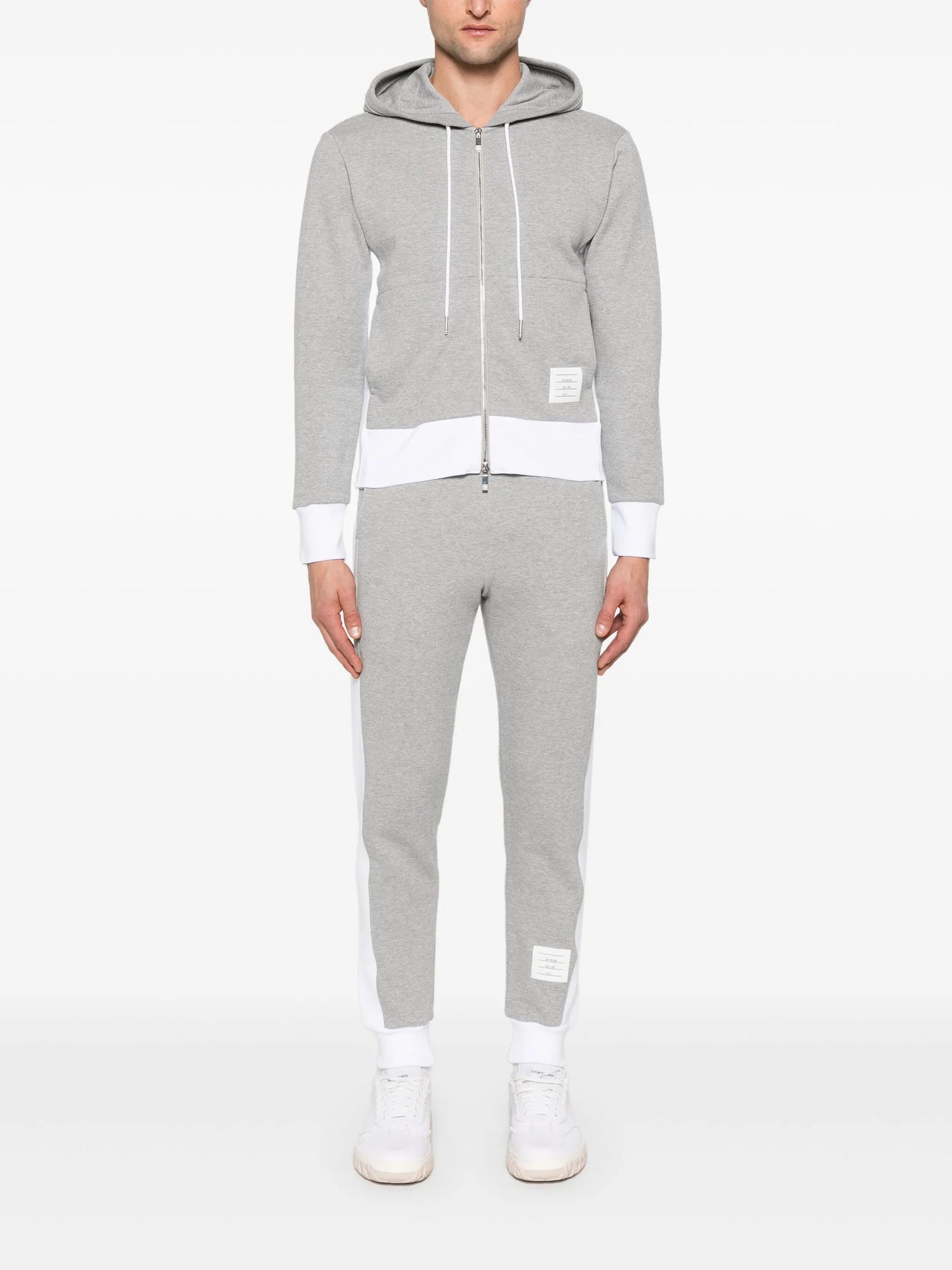 loopback 4-Bar zip-up hoodie